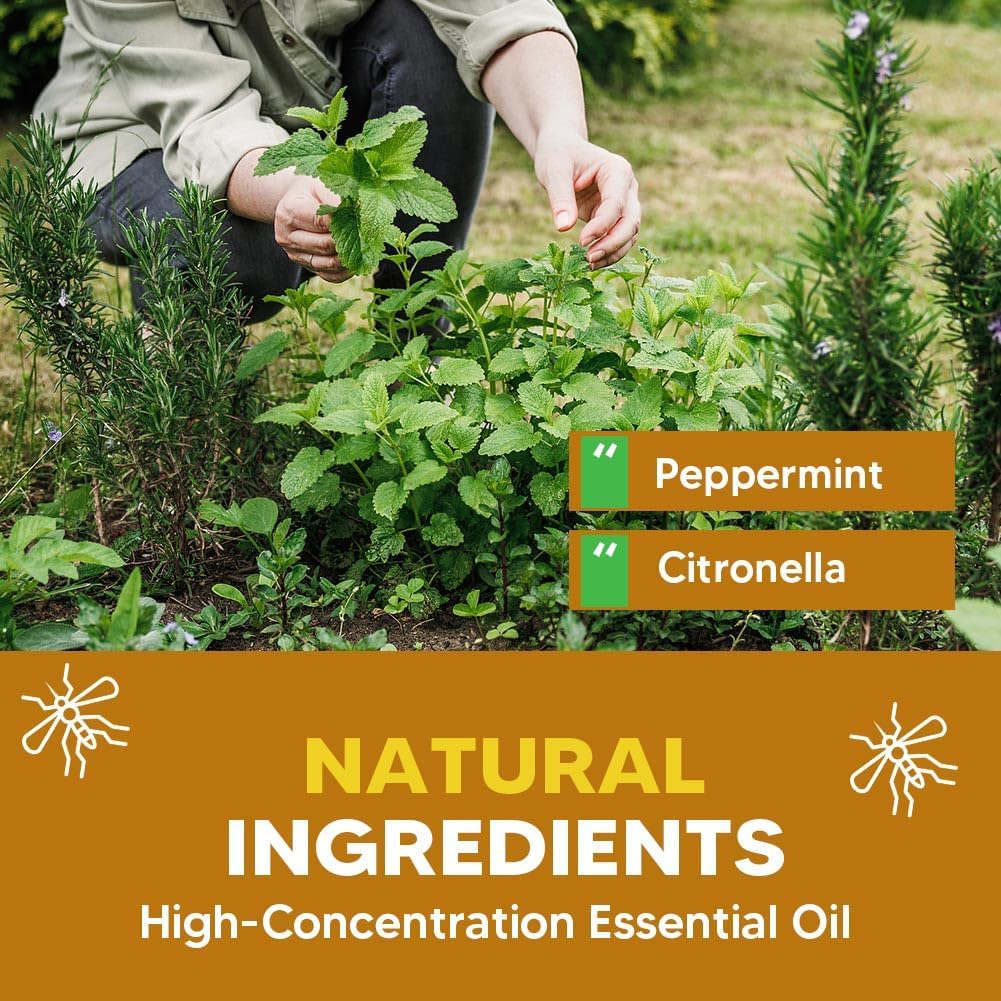 Mosquito Repellent Outdoor Patio, Mosquitoes Deterrent for Yard, Mosquito Repellent Ball, Indoor Mosquito Control, Keep Mosquito Away, Repellant Mosquito for Room/Front Door/Camping Safely-8P