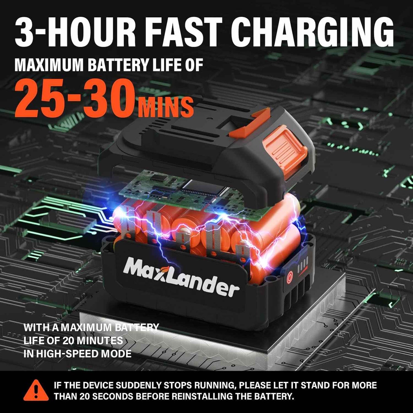 8 Inch Cordless Pole Saws, 20V Electric Pole Saw for Tree Trimming with 2 x 3.0Ah Battery & Charger, 16ft/s Cutting Speed Auto Oiling Multi-Angle Pole Chainsaw,15-Feet Maximum Adjustable Reach