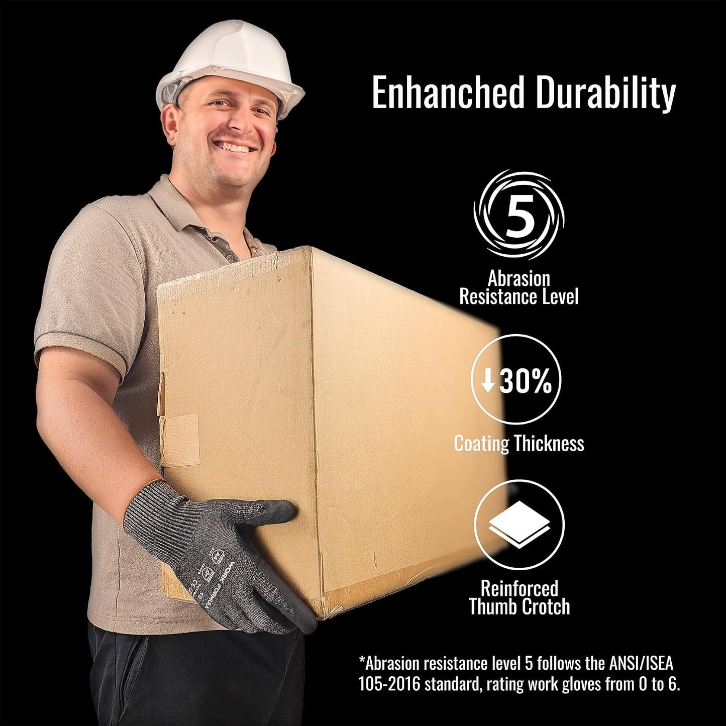 2/5 Pack Snug Fit Cut Resistant Gloves, ANSI A4, XS-3XL, Men/Women, Metal/Glass/Wood/Box Cutting, Fishing, HVAC