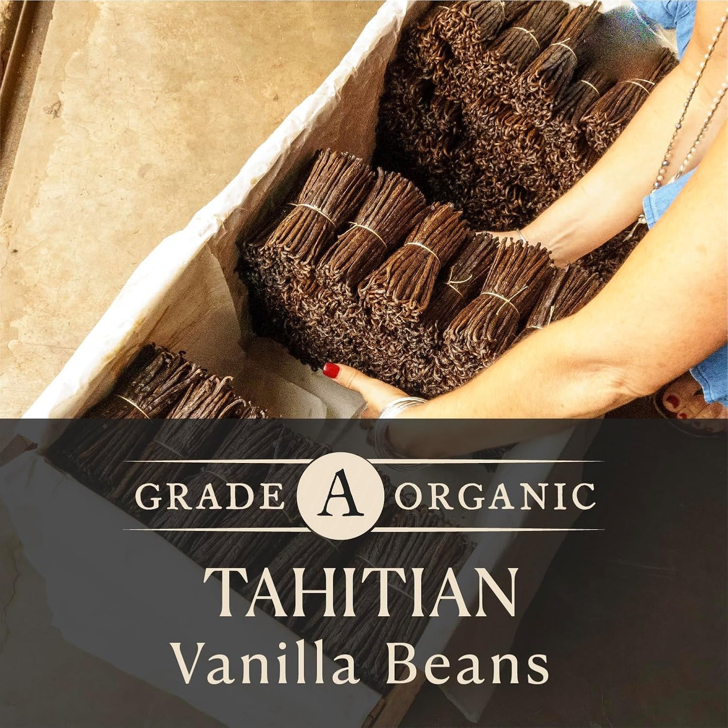 Cook’s, Tahitian Organic Vanilla Beans, Grade A, World’s Finest Gourmet Fresh Premium Vanilla, Certified Organic by CCOF, 3 Whole Beans