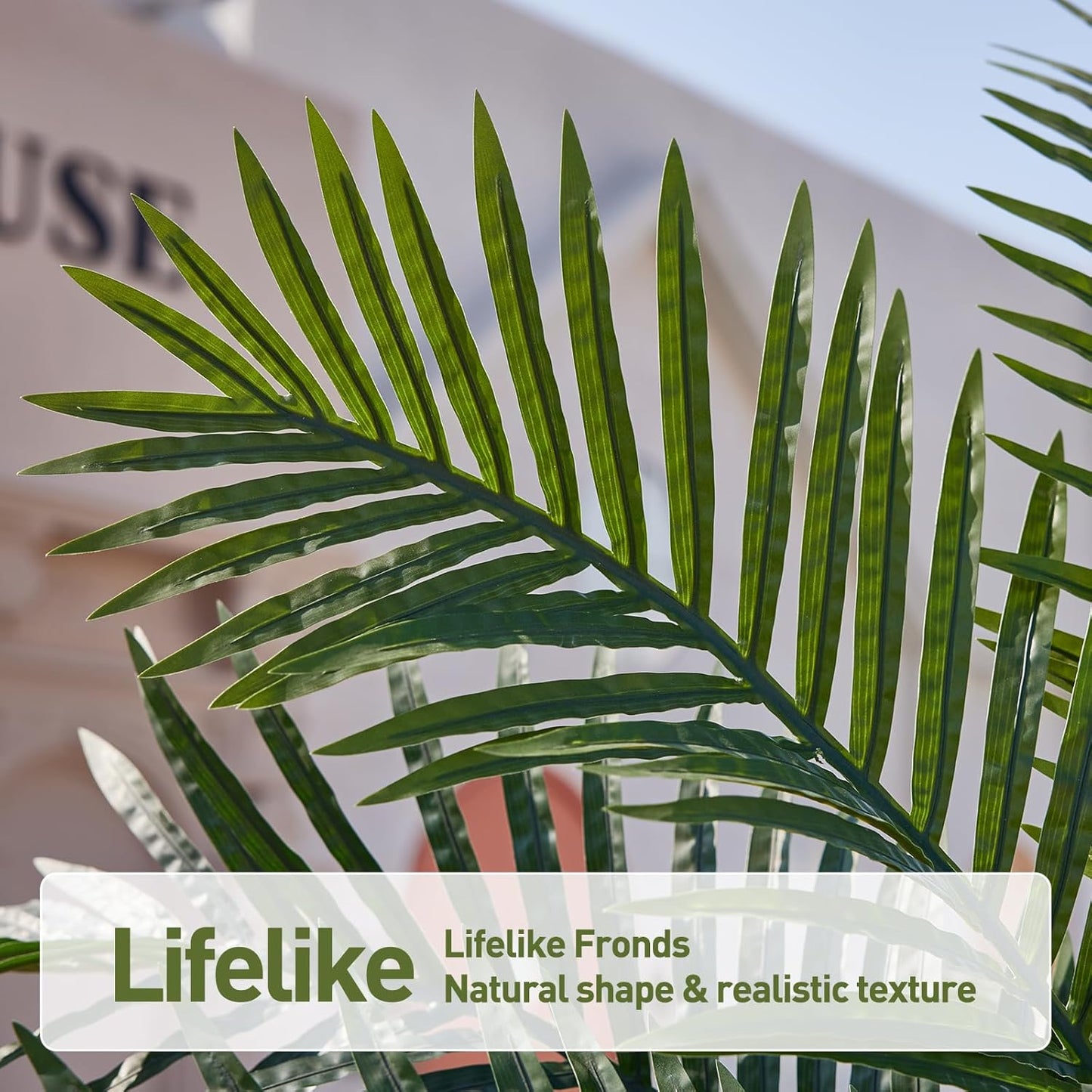 VeriNatural 7FT Artificial Palm Tree for Outdoor & Indoor Decor – Tall Large UV Resistant Faux Palm Tree, Tropical Artificial Tree for Patio, Living Room, Poolside & Commercial Spaces (Set of 2),VN227