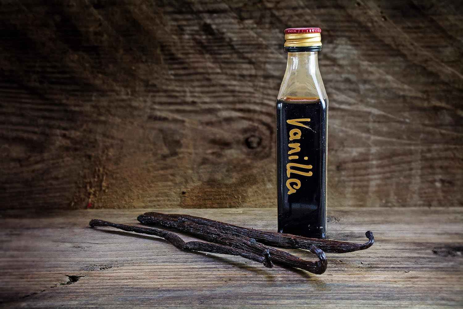 10 Mexican Vanilla Beans Whole Grade A Gourmet Vanilla Pods for Homemade Vanilla Extract and Baking from Veracruz, Mexico