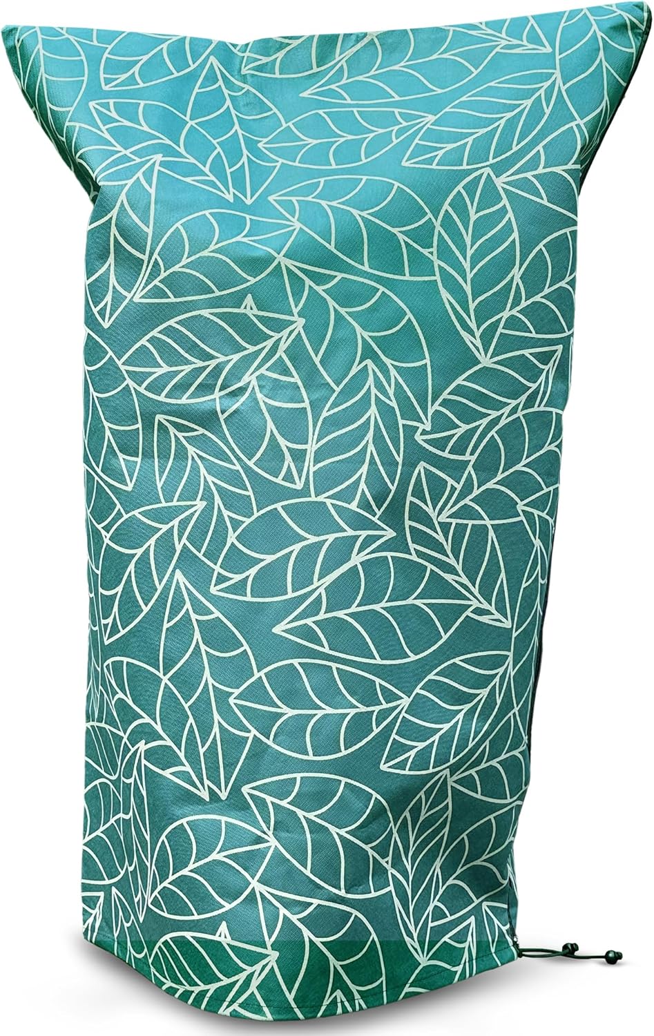 Plant Covers Freeze Protection 47"x71" in 2 Pack | Green Winter Frost Blankets for Outdoor Plants | Reusable Garden Cover Bags with Zipper Drawstring | Cold Weather Shrub Protection Cloth