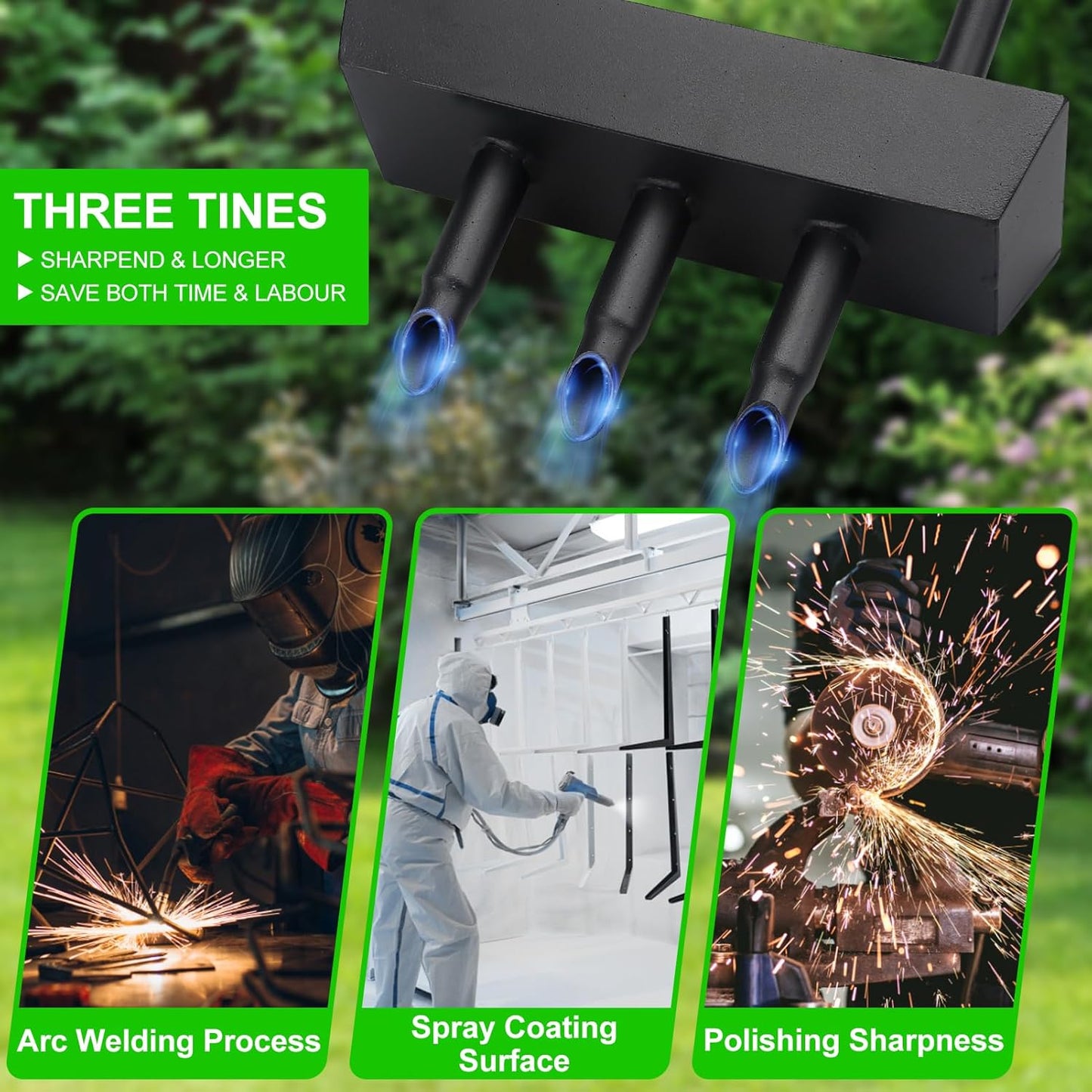 Lawn Aerator - Aerator Lawn Tool, Lawn Aerator Coring Tool with Soil Core Storage Tray Manual Core Aerator for Garden Yard Care