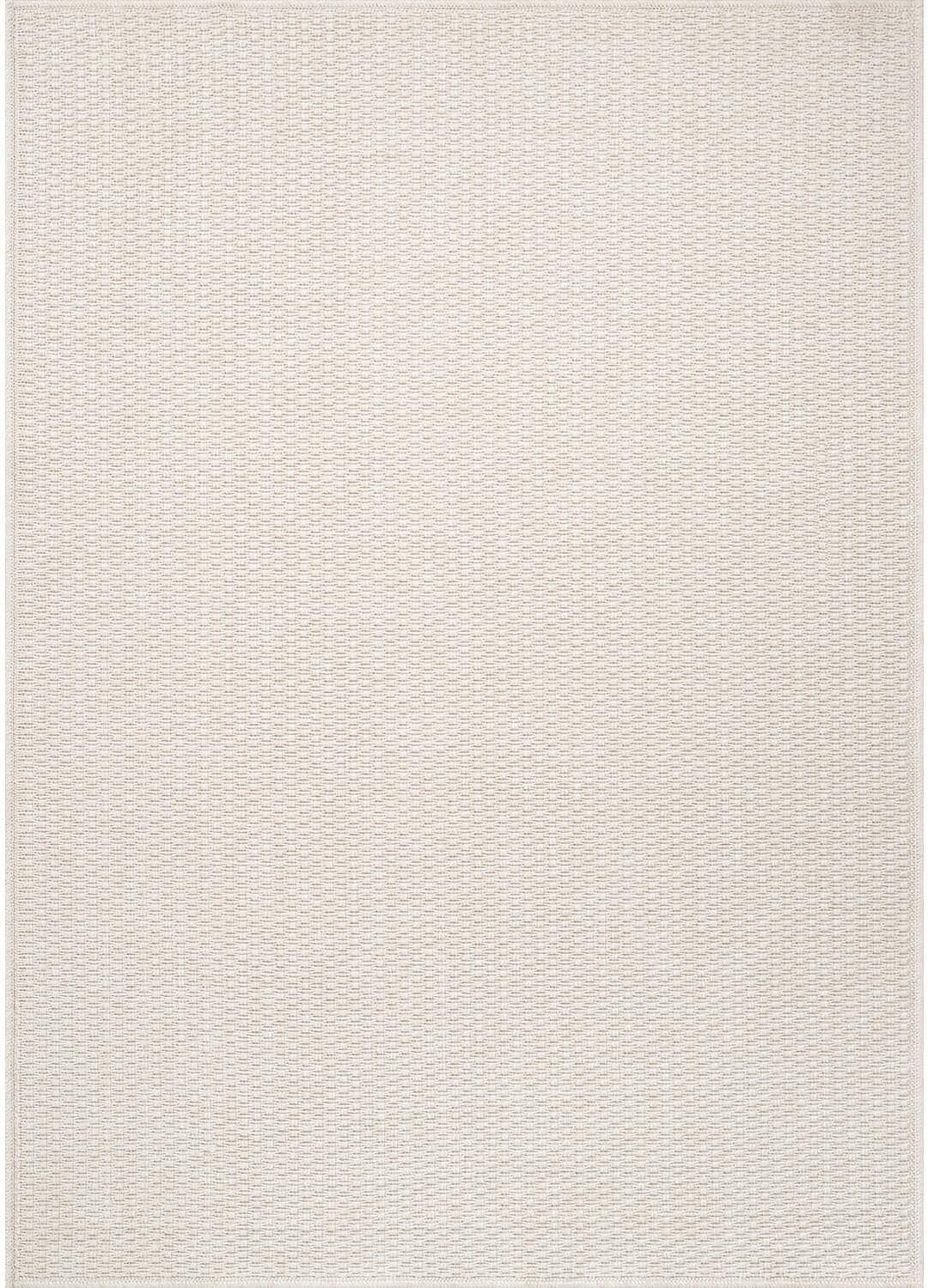 Easy Jute Rug 6x9 Indoor Outdoor Natural Rugs Solid Fiber Rug Woven Area Rug Boho Easy Clean Inside Carpet for Living Room Bedroom Dining Room Hallway or Outdoor Patio Porch (6 X 9 Bone)