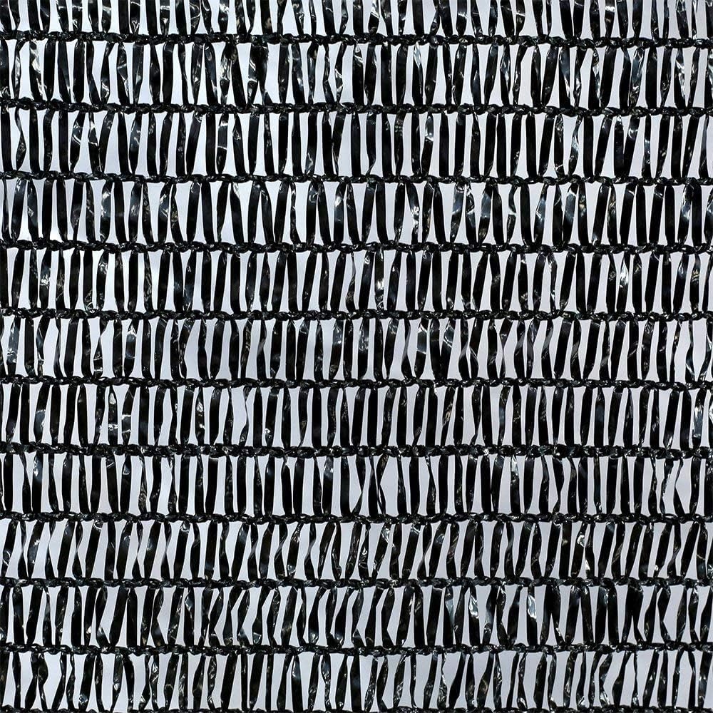 Agfabric 30% Shade Cloth Sunblock Shade Cloth Cover with Clips for Plants, 10’ X 30’, Black