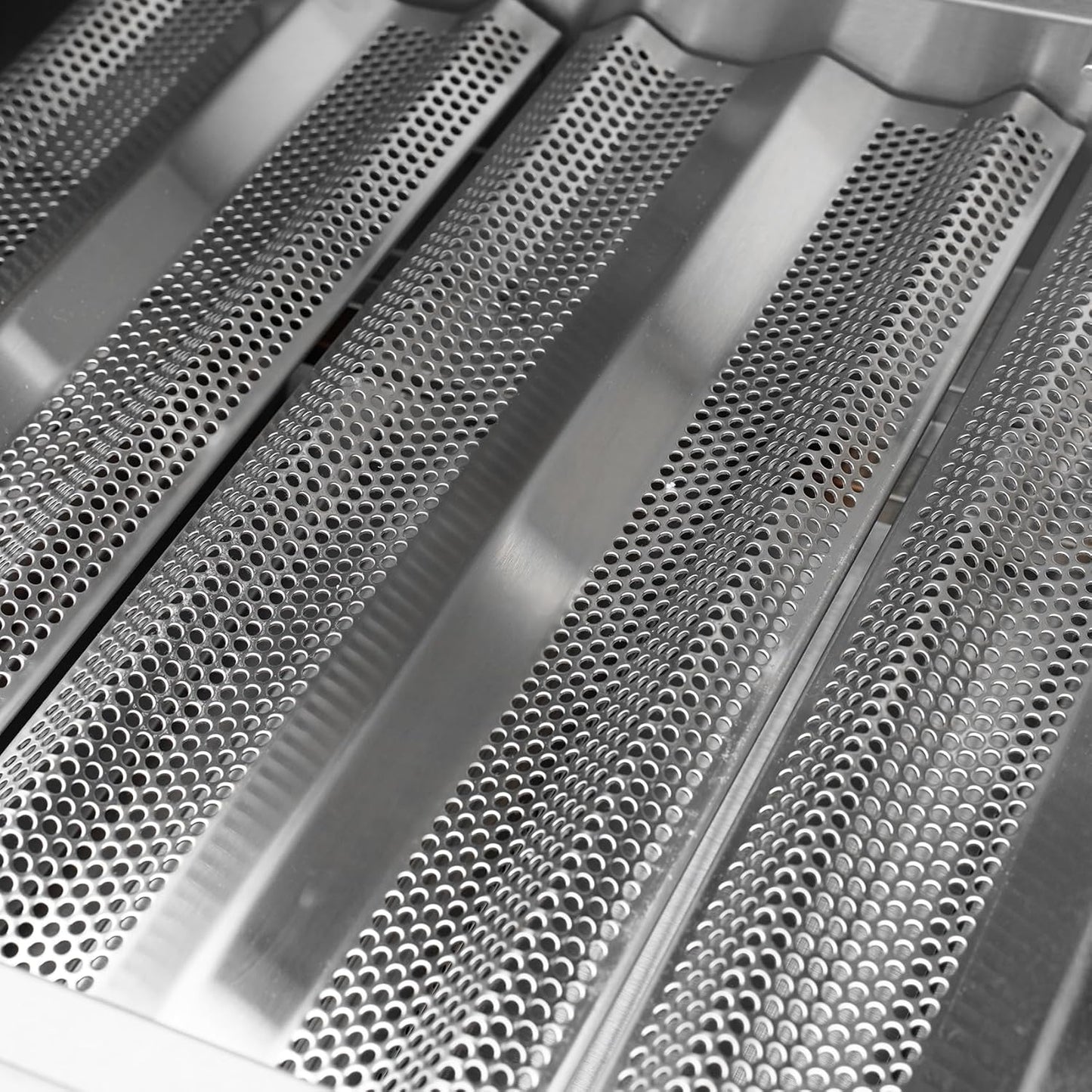 Hygrill Heavy Duty 3-Burner Built In Grill, Stainless Steel Grill Head for Outdoor Kitchen, Natural Gas