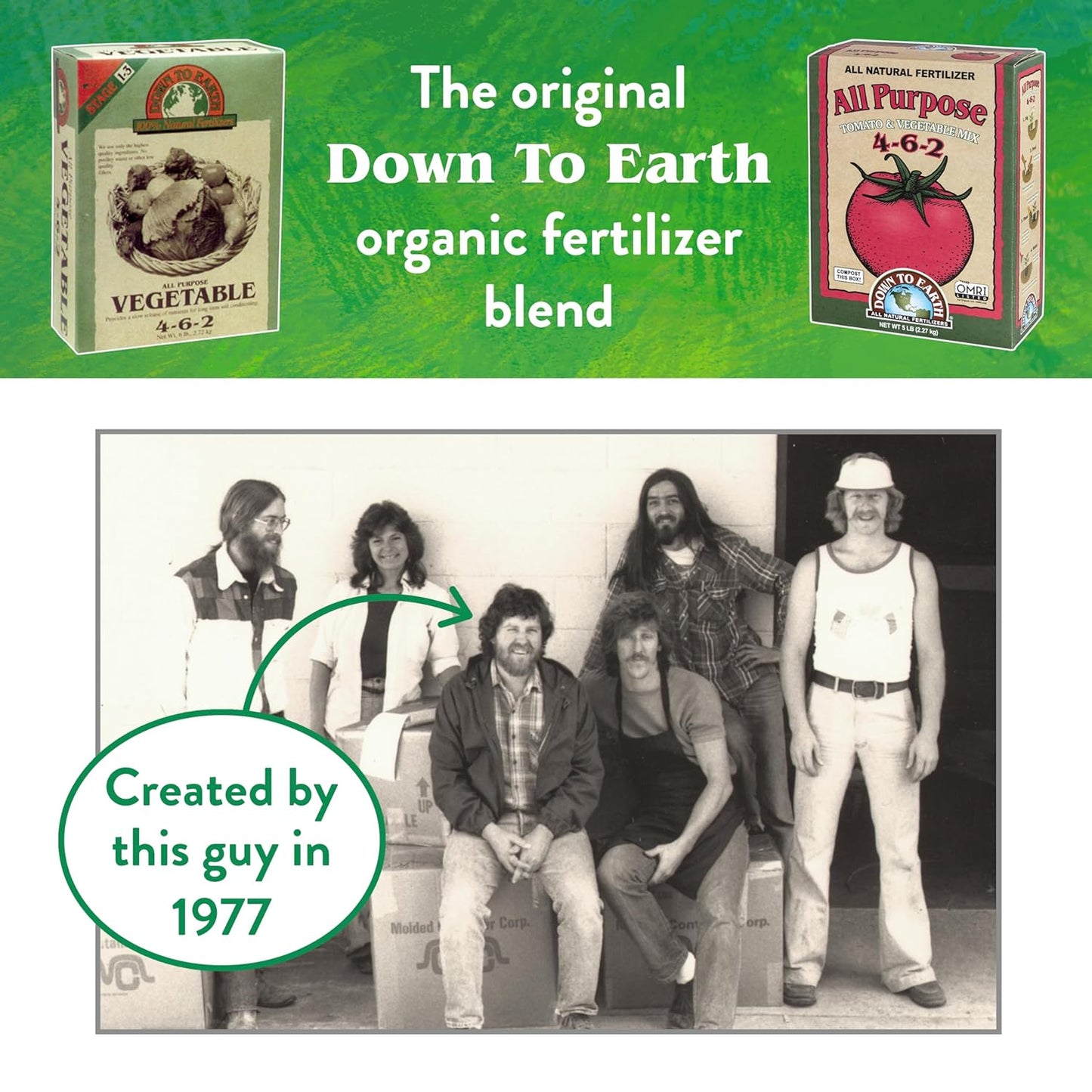 Down To Earth All Natural Fertilizers Organic All Purpose Tomato & Vegetable Mix - Plant Food for Tomatoes, Peppers, Herbs and Flowers 4-6-2, 5 lb
