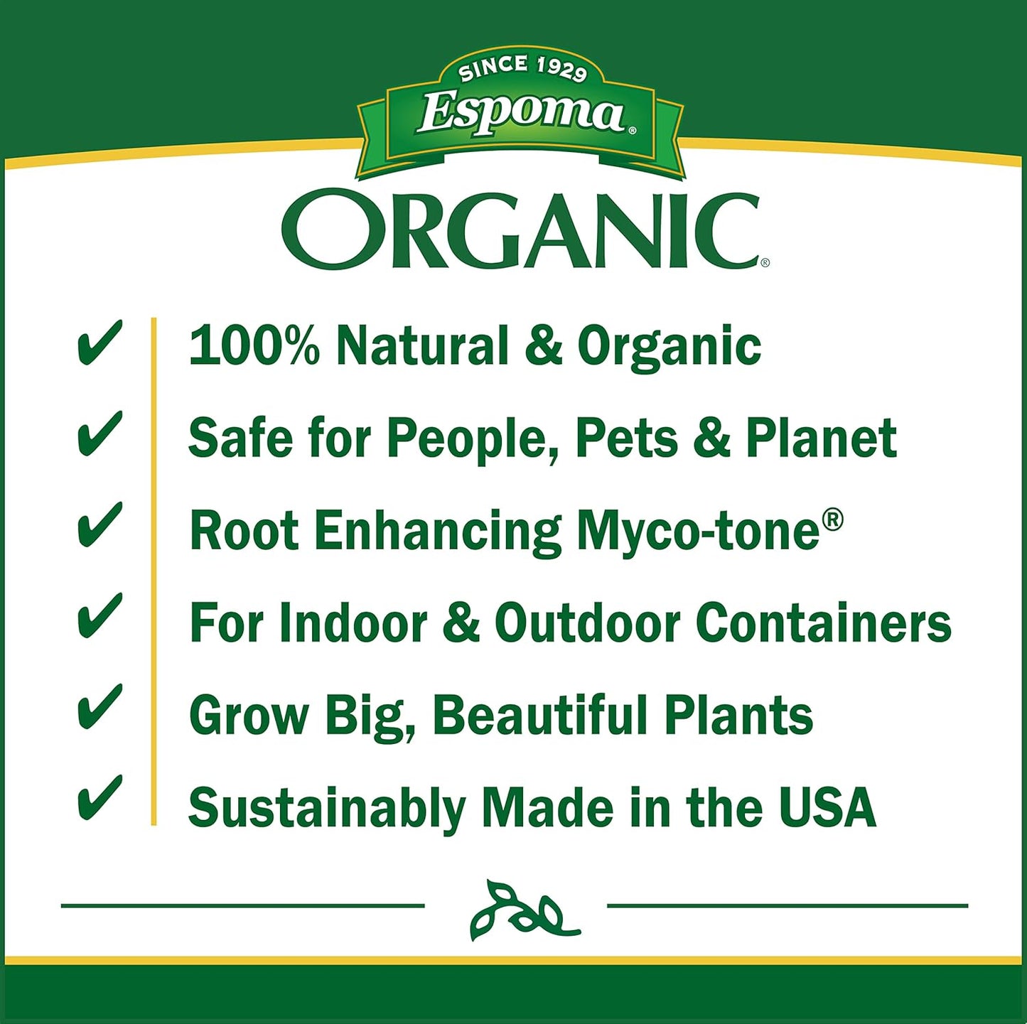 Espoma Organic Seed Starter Premium Potting Soil Mix - All Natural & Organic Seed Starting Mix with Mycorrhizae. for Organic Gardening, 8 qt, Pack of 1