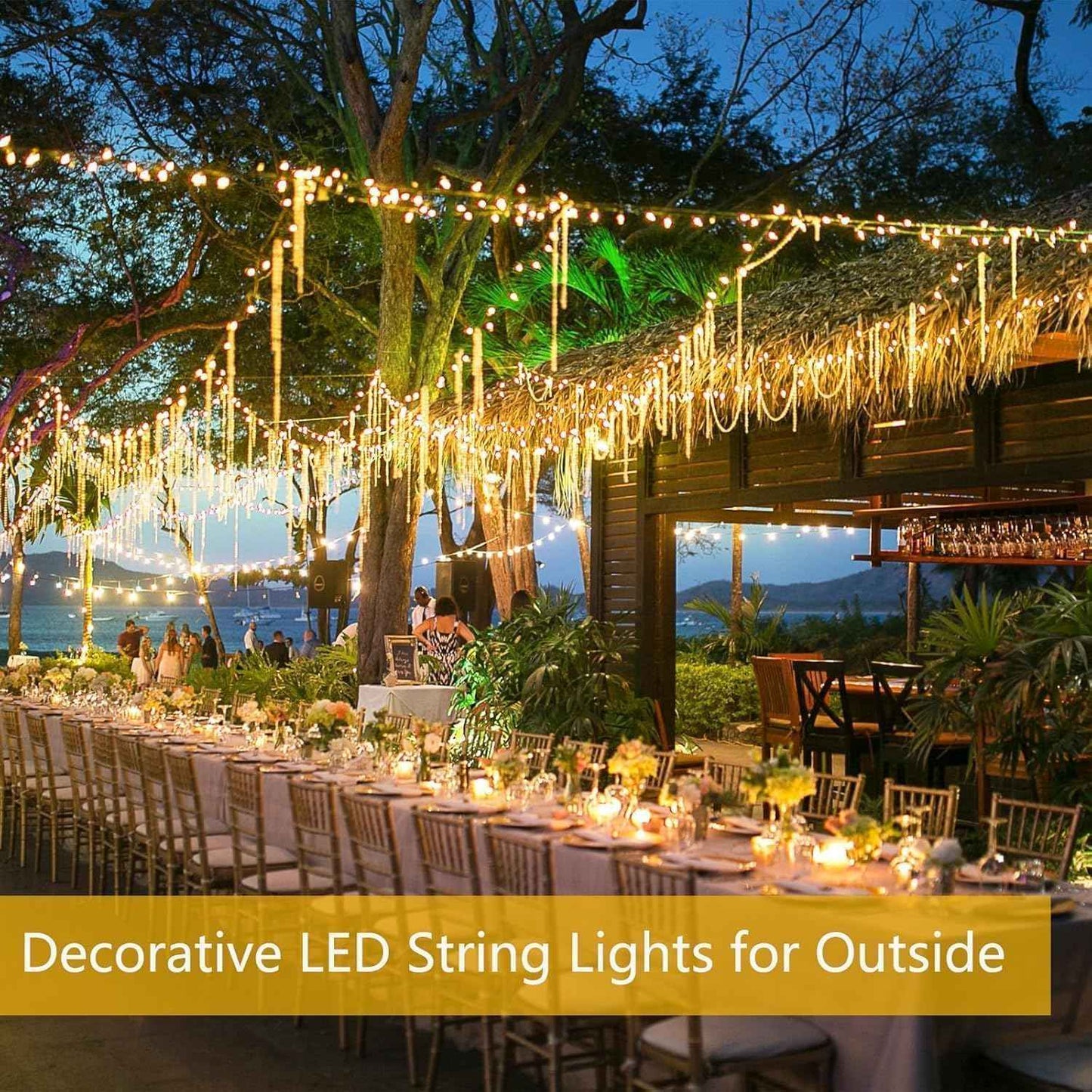 Extra-Long Solar String Lights for Outside, 6 Pack 600LED Solar Fairy Lights Outdoor Waterproof, Copper Wire with 8 Modes Solar Twinkle Lights for Tree Garden Party Patio Xmas Decor (Warm White)
