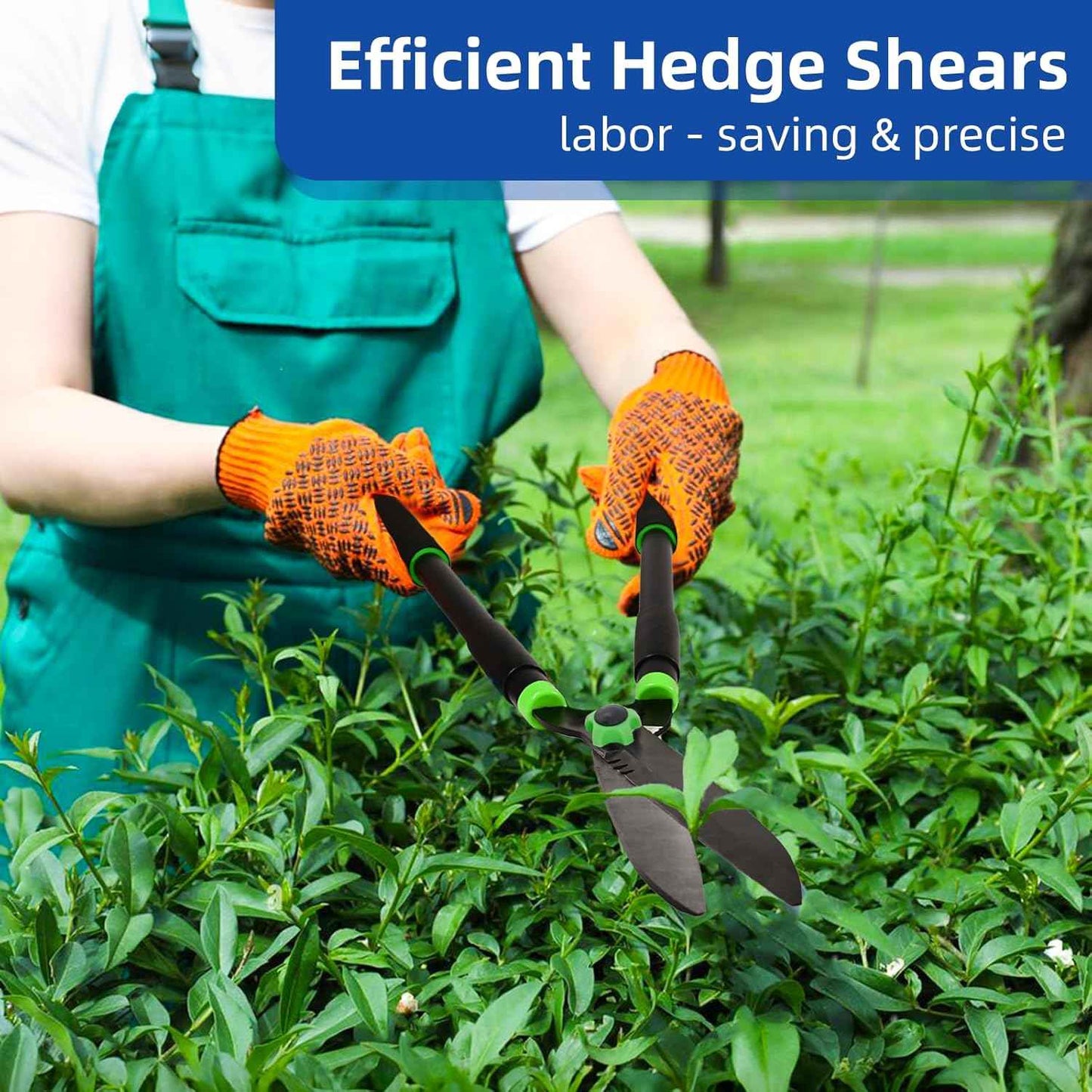 Hedge Clippers Heavy Duty Hedge Shears, Hedge Clippers for Gardening Pruning Shaping Shrubs and Decorative Plants Garden Hedge Shears for Effortless Trimming