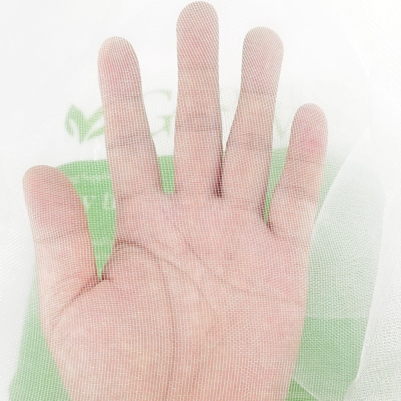 6.5Ft x 10Ft Mosquito Bug Insect Bird Fine Mesh Net Barrier Hunting Blind Garden Screen Netting for Protect Your Plant Fruits Flower