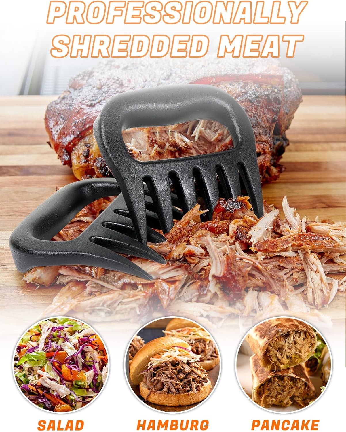 Meat Shredder Claws, Pulled Pork Claws Tool, BBQ Grilling Gifts for Men, Stocking Stuffers Christmas Gifts for Men Women Dad Father Husband - Lumora Garden