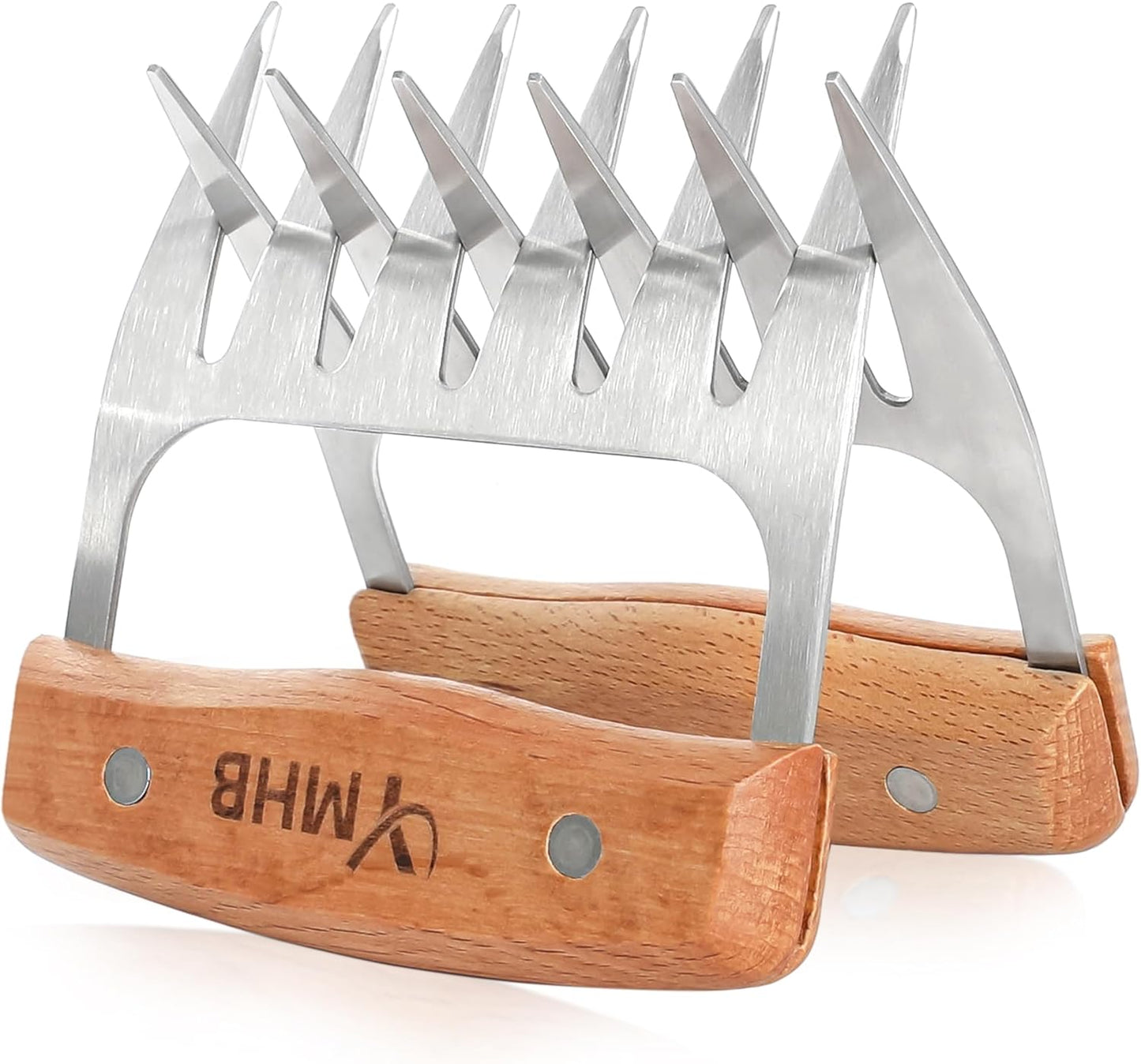 Metal Meat Shredder Claws - BBQ Grilling Gifts for Men & Women, Shredding Claws for Pulled Pork - Christmas Gifts for Dad, Father, Husband - Lumora Garden