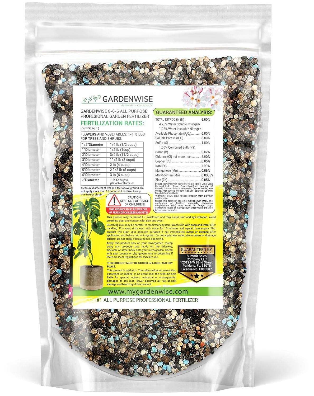 6-6-6 All-Purpose Professional Plant Food Fertilizer; Ideal for Winter Care & Spring Feeding, Perfect Balanced NPK for Indoor and Outdoor Plants (1 Quart)