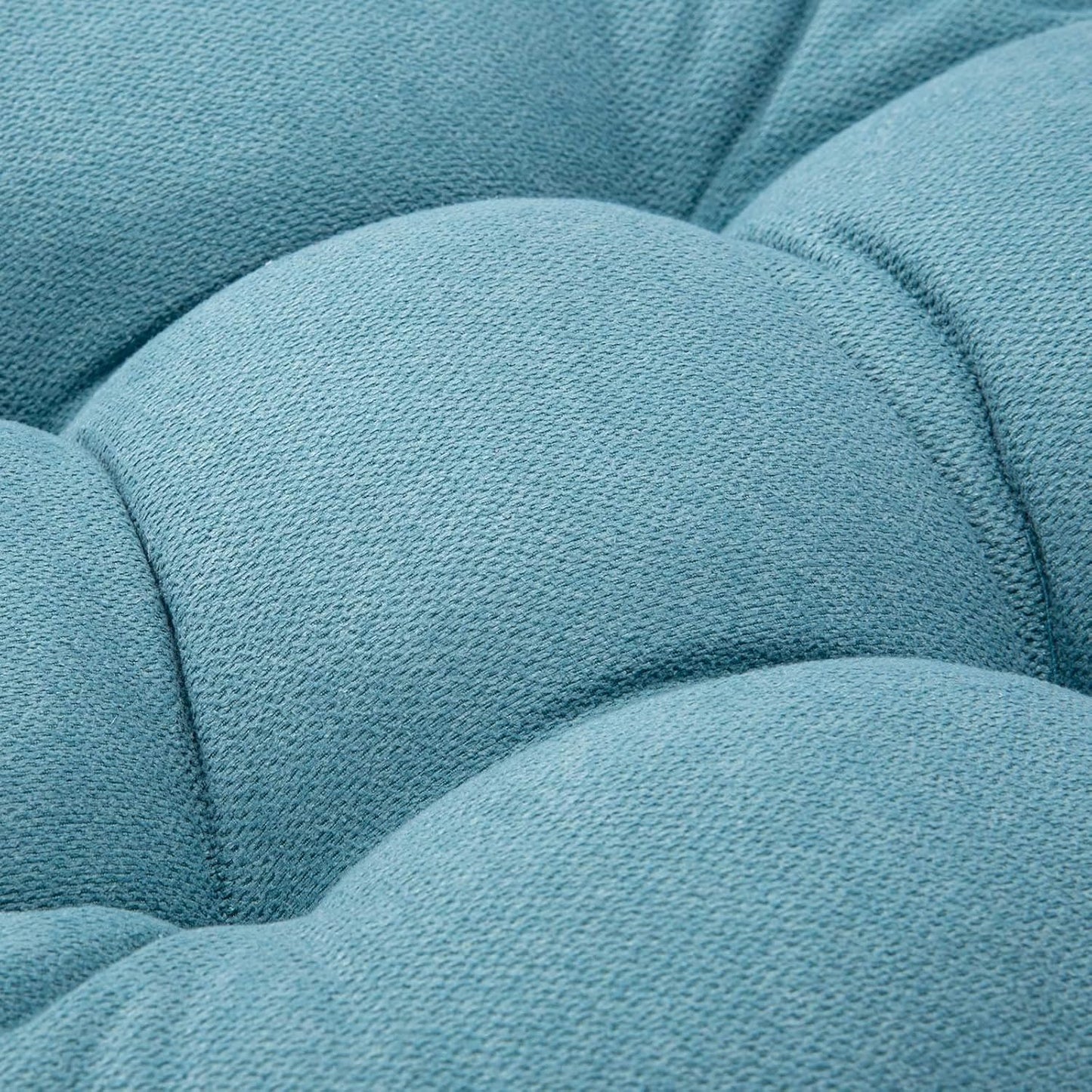 Chair Cushion, Chair Cushions for Dining Chairs, Chair Pads and Mat with Ties for Indoor Kitchen Seat and Desk (Teal, 4 Count - 17 x 16 in)