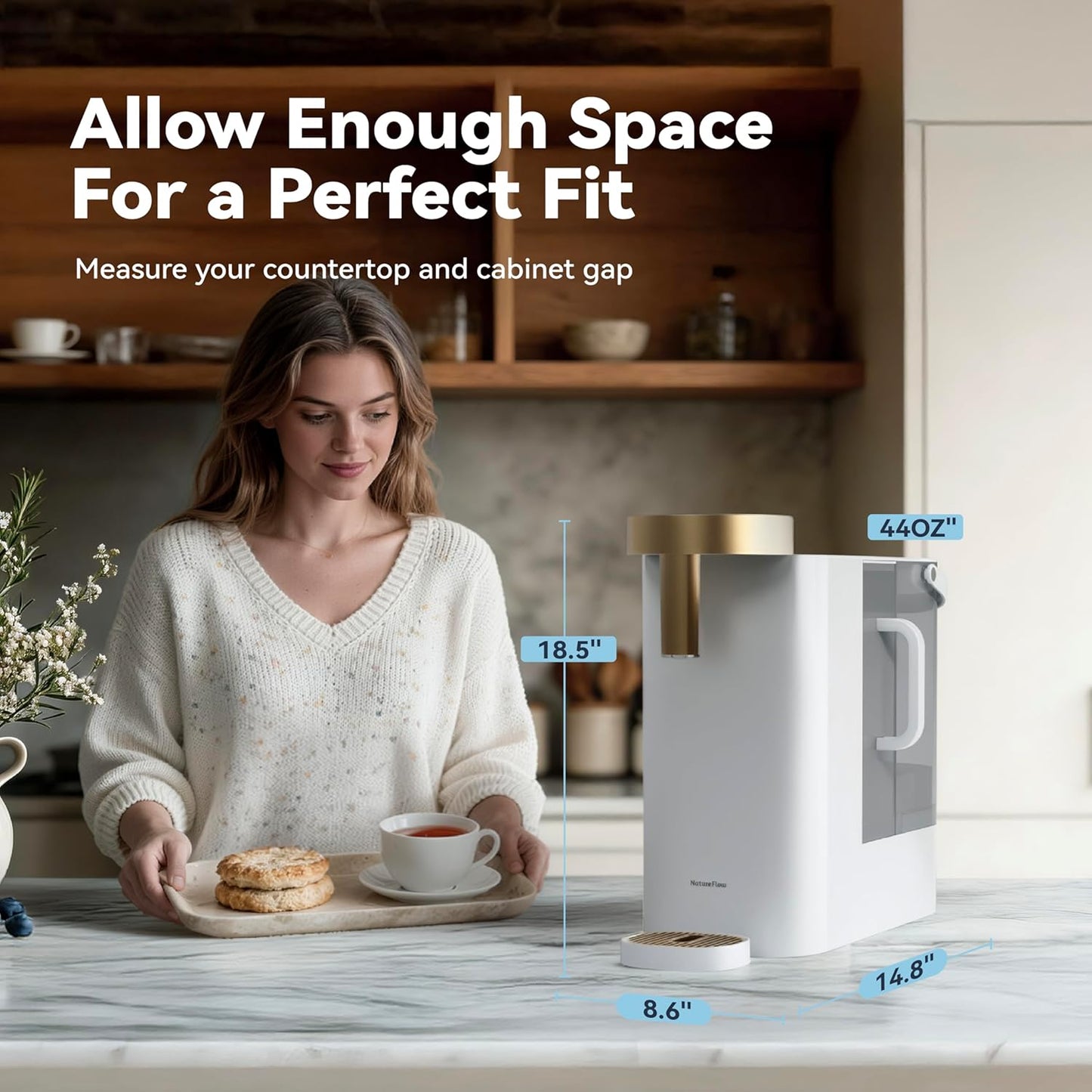 F40 SE Reverse Osmosis Water Filter Countertop with UV, Natural Remineralization,10-Stage RO Filtrations, 4:1 Pure to Drain, pH9 Alkaline Water Purifier,BPA Free,NSF/ANSI/UL/FDA