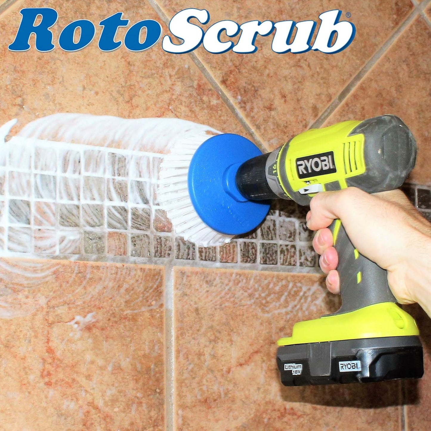Multi-Purpose Drill Brush Attachment, Showers, Tubs, Carpet, Tile, Grout, Medium Bristle for Ultimate Cleaning Power - Lumora Garden