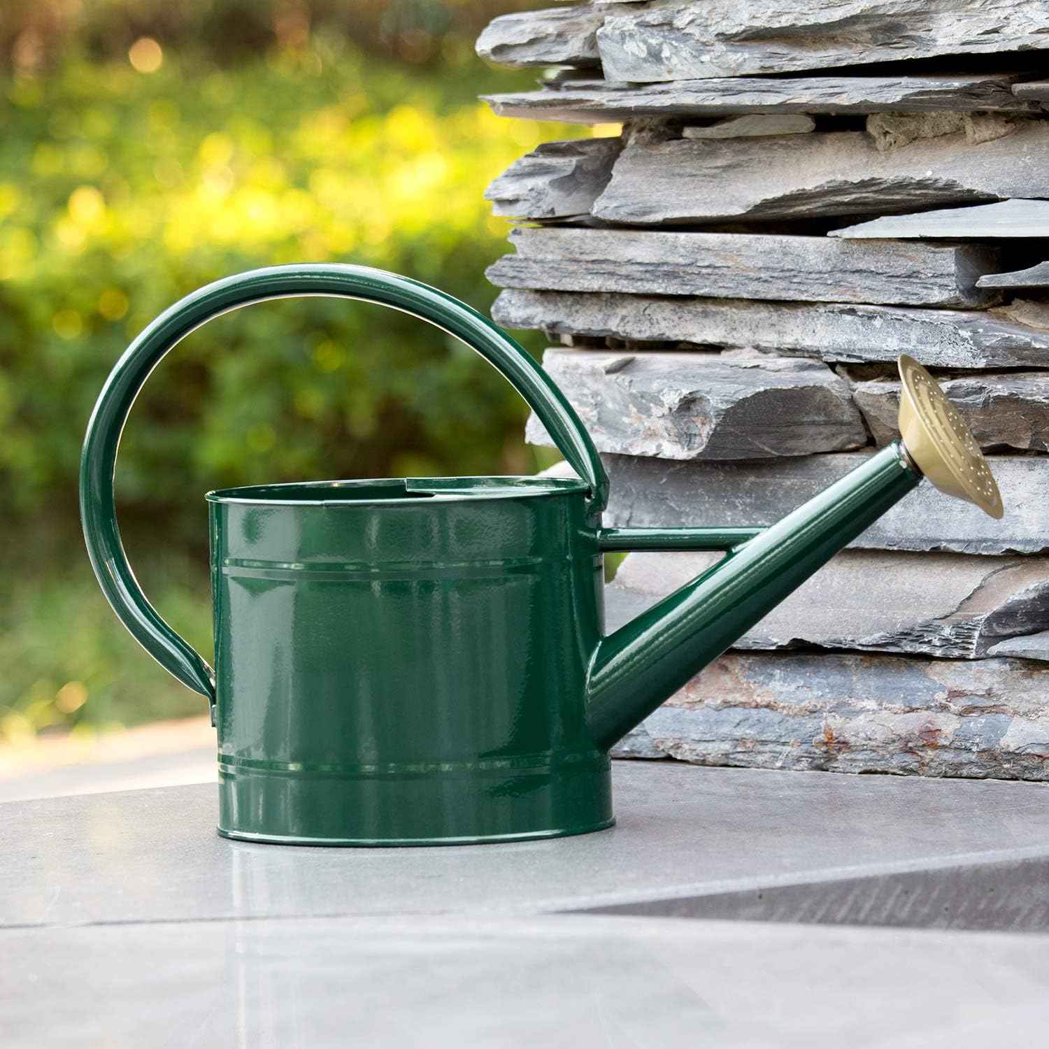 1.3 Gal Watering Can, Metal Watering Can with Removable Spout, Galvanized Water Can, Nice Plant Water Can for Indoor and Outdoor Use