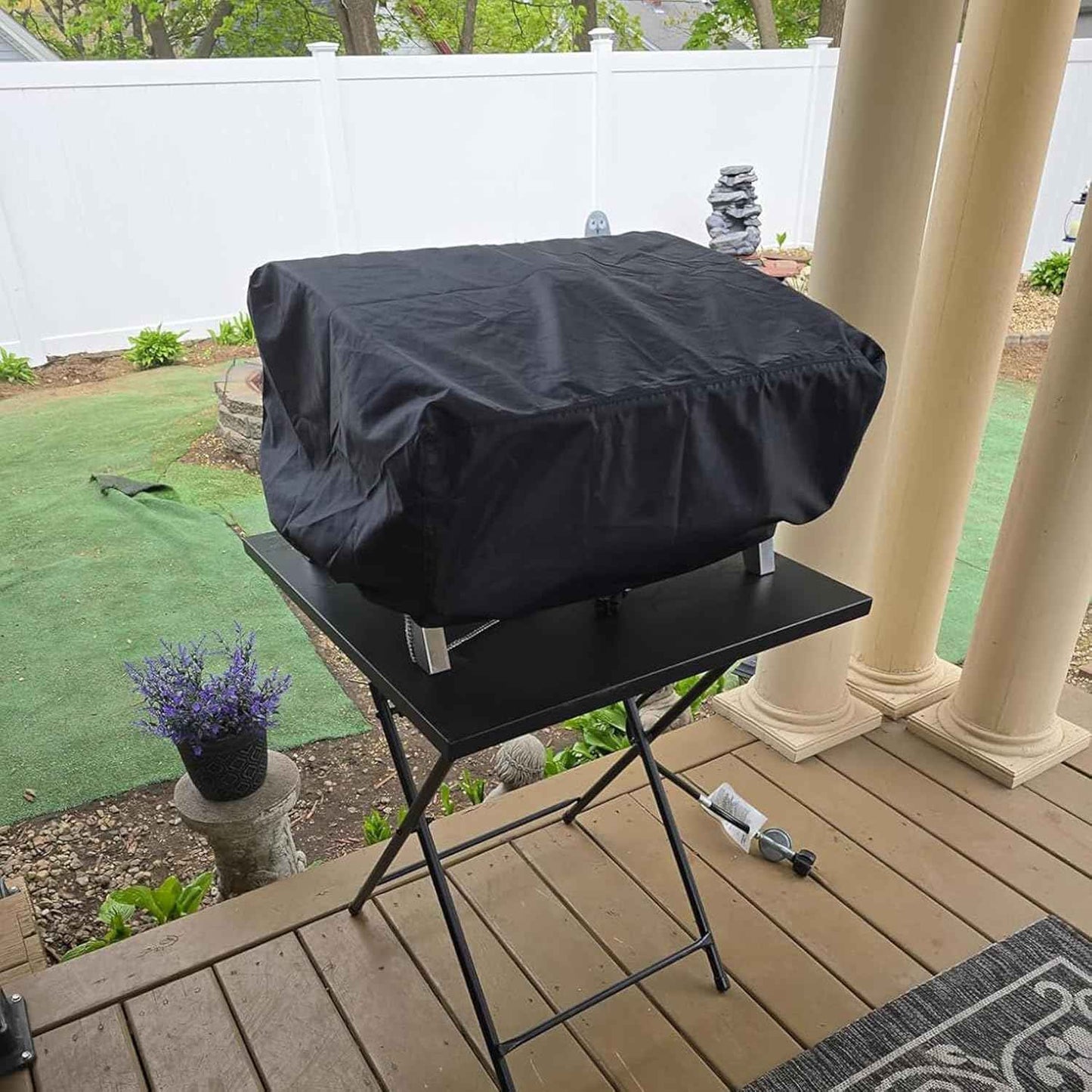 Tabletop Grill Cover for Pit Boss 75275, PB336GS, PB100P1, for Cuisinart CGG-306, 24 x 18x 13 Table Top 2-Burner Portable Grill Cover, Heavy Duty Outdoor Waterproof Tabletop GriddleCover