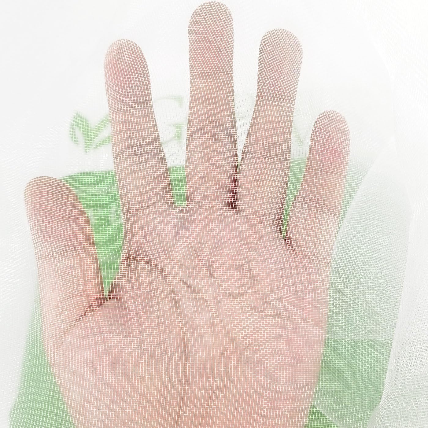 10x20Ft Mosquito Bug Insect Bird Fine Mesh Net Barrier Hunting Blind Garden Screen Netting for Protect Your Plant Fruits Flower