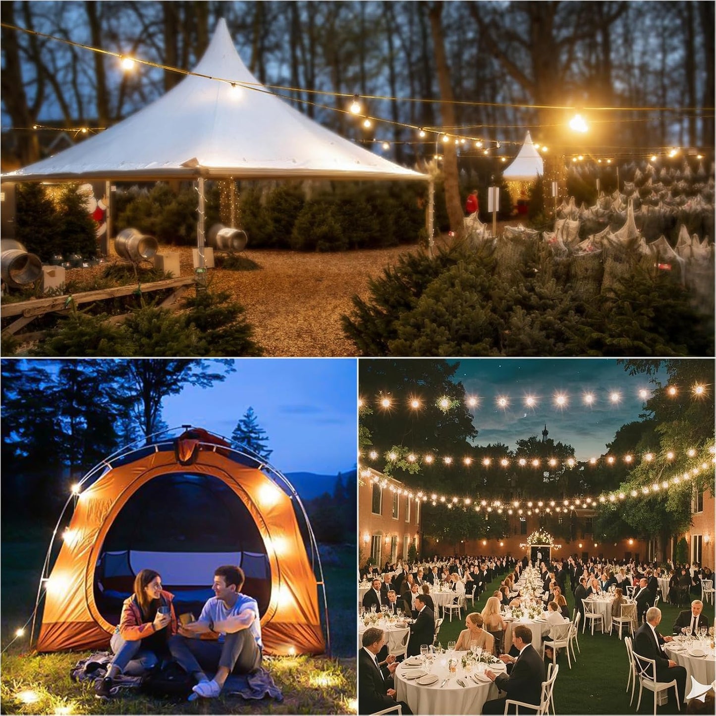 100FT Solar String Lights ourdoor Waterproof,Patio Lights Solar Powered with Remote,ST38 32 Vintage Edison Bulbs,Solar lights Outdoor Waterproof, Outside powered Hanging Lights for patio furniture set