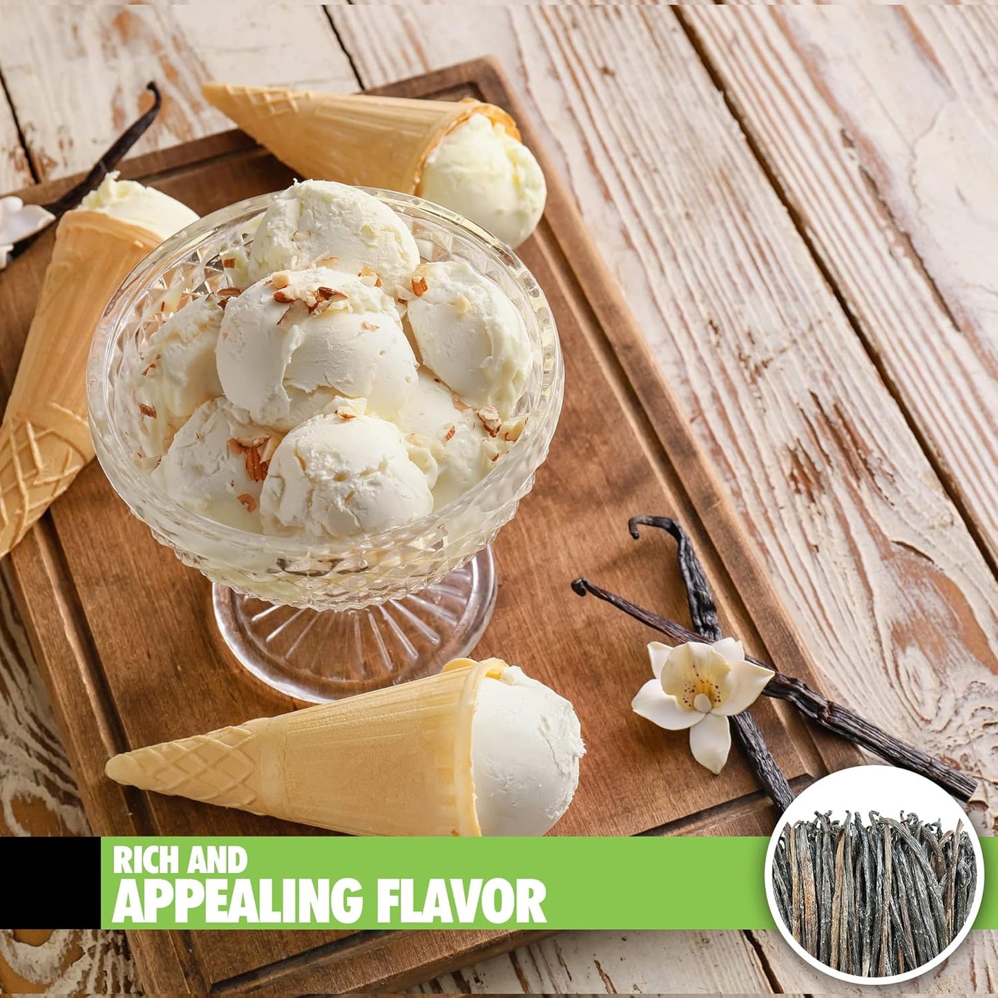 8oz Organic Madagascar Vanilla Beans Grade B for Extract. Certified USDA Organic. 5"-7" by FITNCLEAN VANILLA for Paste and Baking (1/2 Lb) Whole NON-GMO Pods