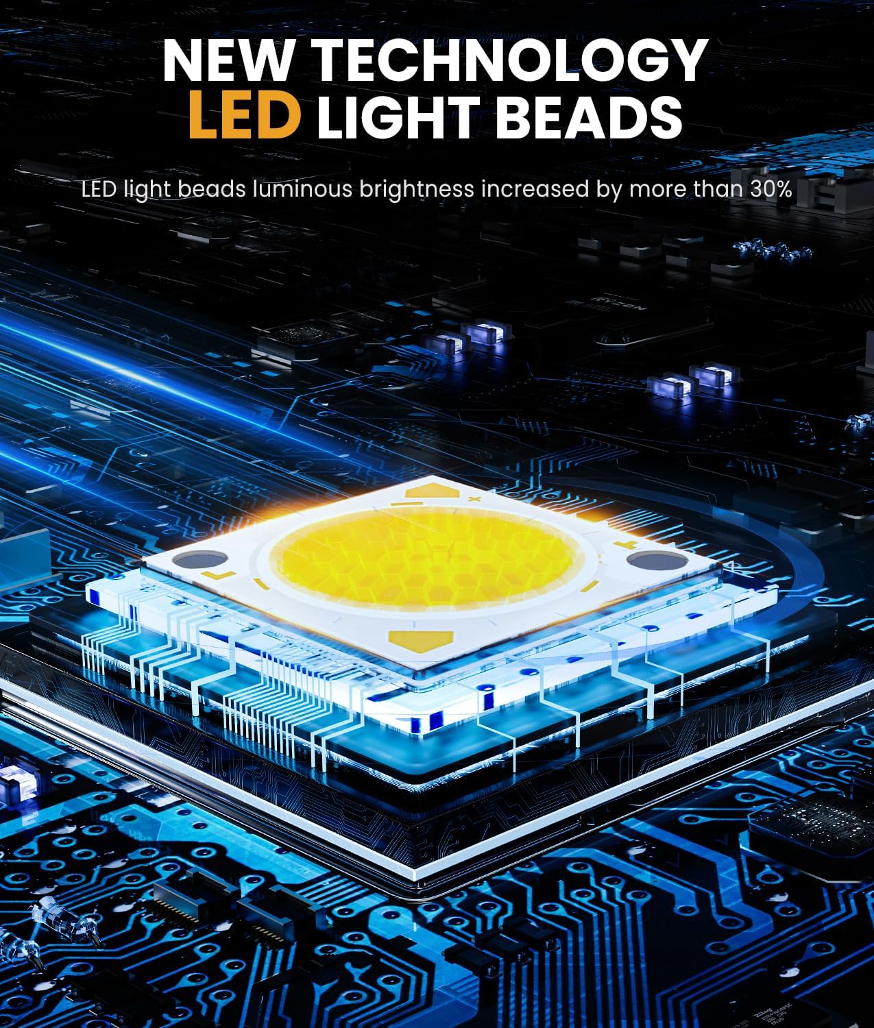 Bright Solar Spot Lights Outdoor, [58 LED/12000K/3 Modes] Solar Lights Outdoor Waterproof IP67, Auto On/Off, 2-in-1 Wall Light Flood Light for Tree Yard Garden Pathway, 2 Pack