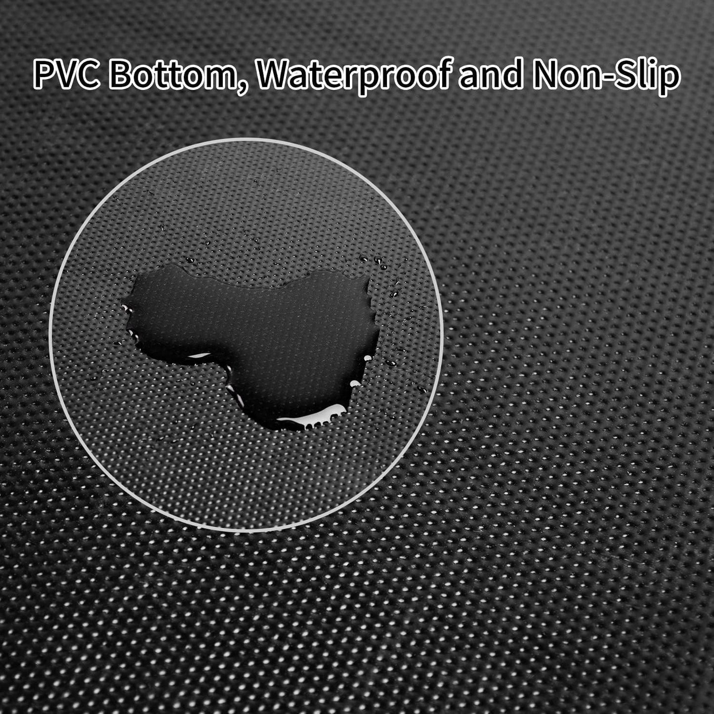 TANYOYO 4' X 6' Commercial Grade Door Floor Mat Brush Step Entrance Mat Vinyl Backed Utility Doormat Heavy Duty Floor Rugs Commercial Outdoor Carpet Indoor Entrance Mat,Black