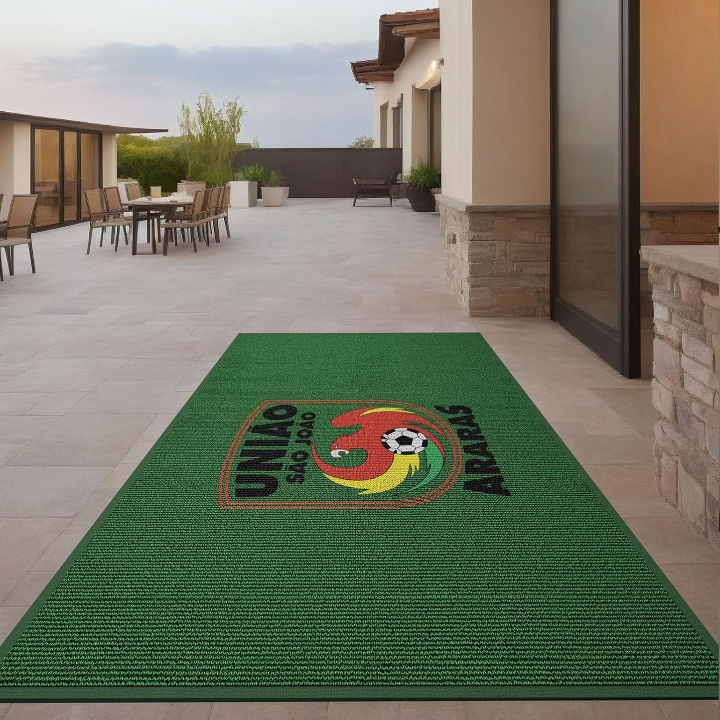 Custom Commercial Grade Area Rug Floor Entryway Door Mat Welcome Carpet for Business Home Indoor/Outdoor Non Slip Washable Durable