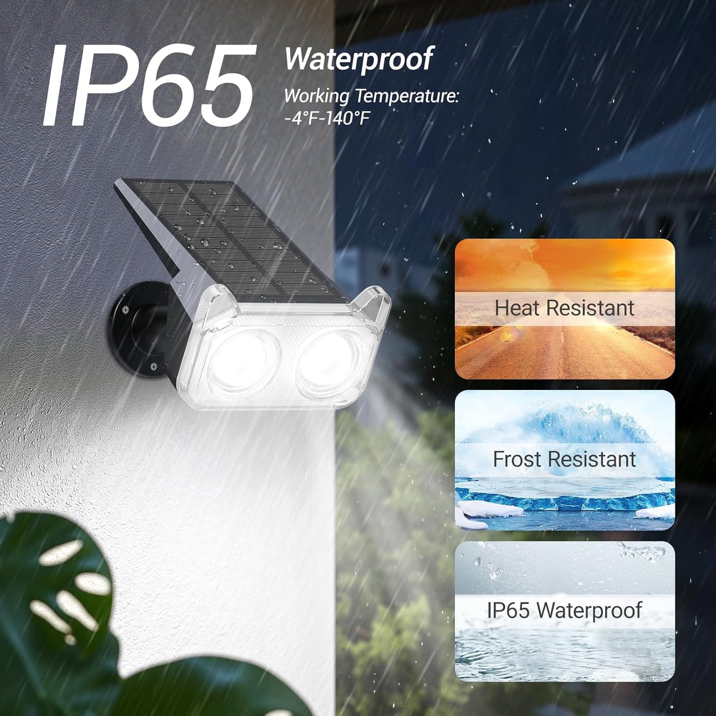 Solar Spot Lights Outdoor for Flag, Tree, Sign, Mailbox, Solar Lights Outdoor Waterproof, Bright Landscape Spotlights, Auto ON/Off, Dusk to Dawn Lighting for Yard Patio Garden Pathway, 4 Pack