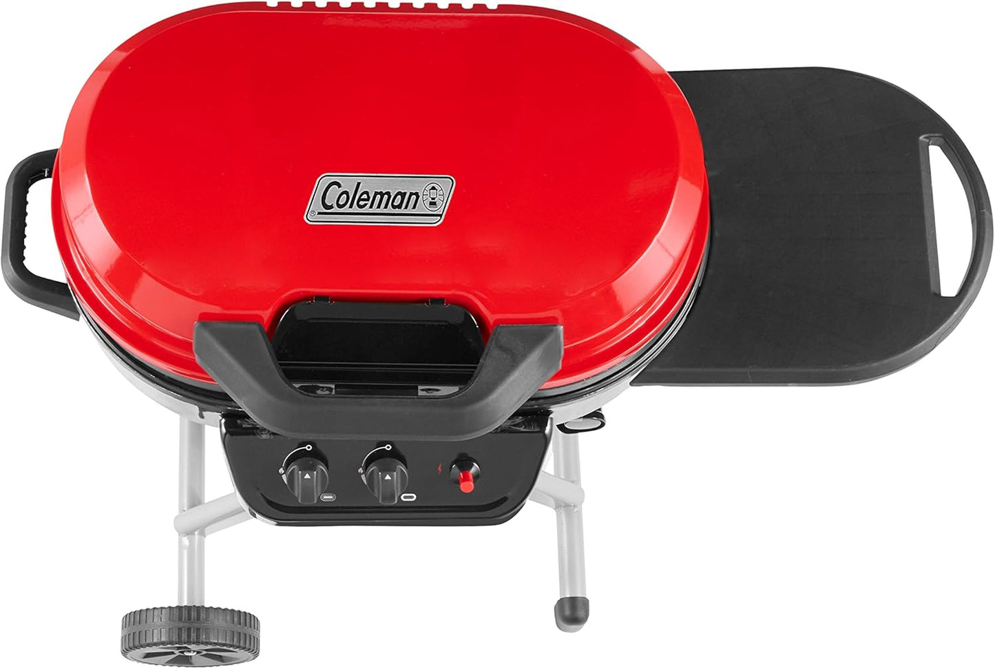 Coleman RoadTrip 225 Portable Propane Grill, 2-Burner Gas Grill with Matchless Ignition & Adjustable Temperature Control, 11,000 BTUs of Power for Grilling, Tailgating, Camping, BBQ, & More
