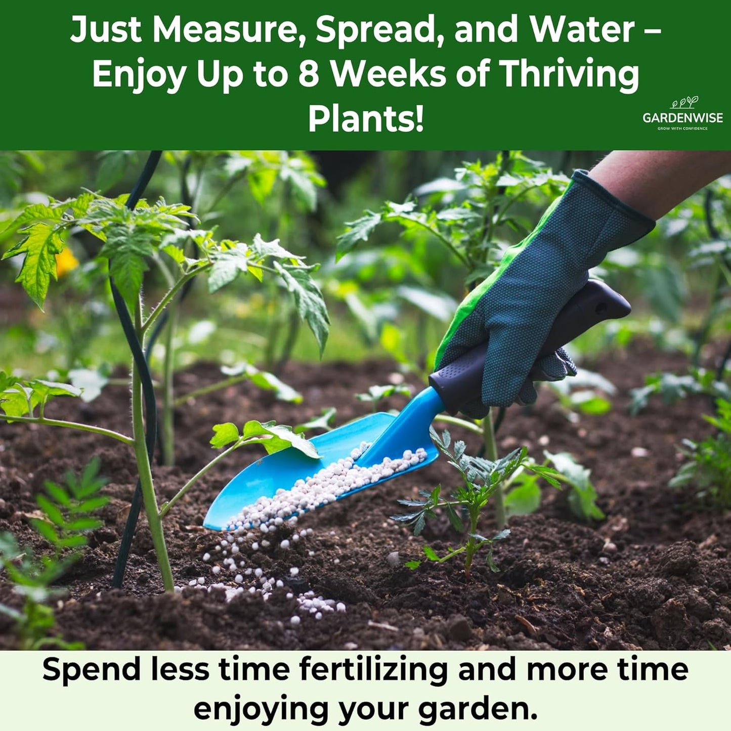 13-13-13 Slow Release Granular Fertilizer – All Purpose Plant Food 13 13 13 for Outdoor Grass, Vegetables, Roses, Flowers, Shrubs, Trees. Lawns, Gardens, Potted Plants (2 quarts)