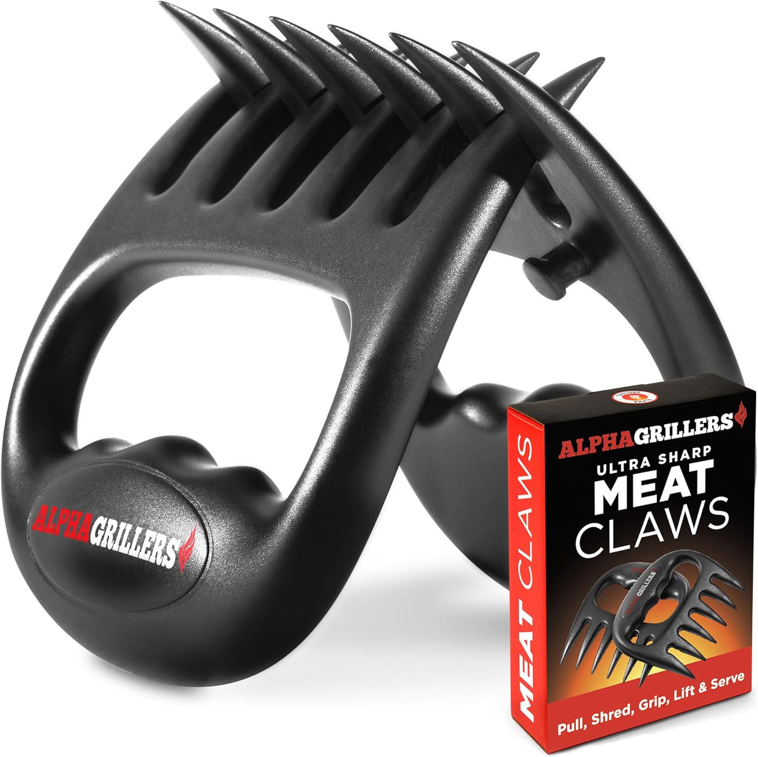 Alpha Grillers Meat Shredder Claws - Grilling Accessories Gifts for Men Dad Him Husband Son Boyfriend Birthday - BBQ Accessories Grill Puller for Cooking Shredding Barbecue Smoker Pulled Pork Chicken - Lumora Garden