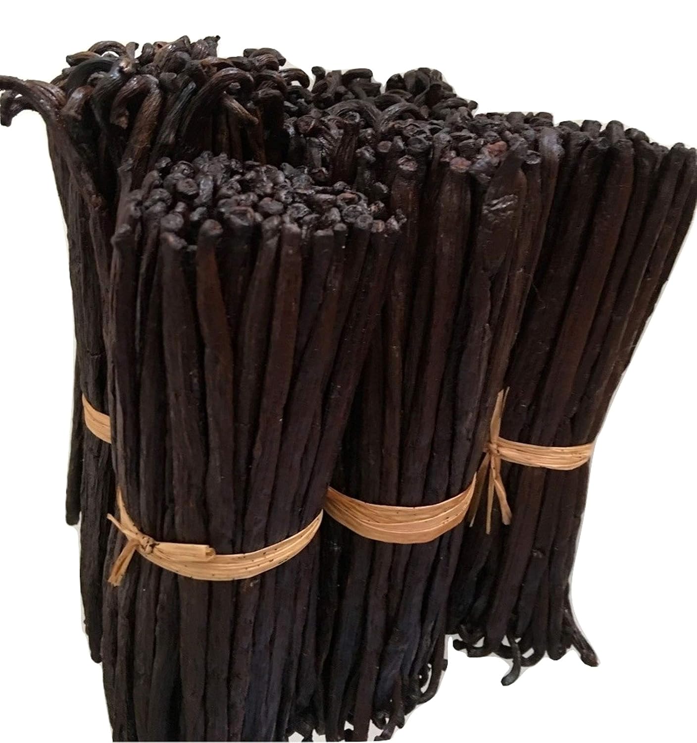 8oz Madagascar Organic Vanilla Beans Grade A. Certified USDA Organic. Fresh 6"-8" for Cooking, Baking and Extract by FITNCLEAN VANILLA| 0.5 lb Bulk NON-GMO Whole Bourbon Gourmet Pods.