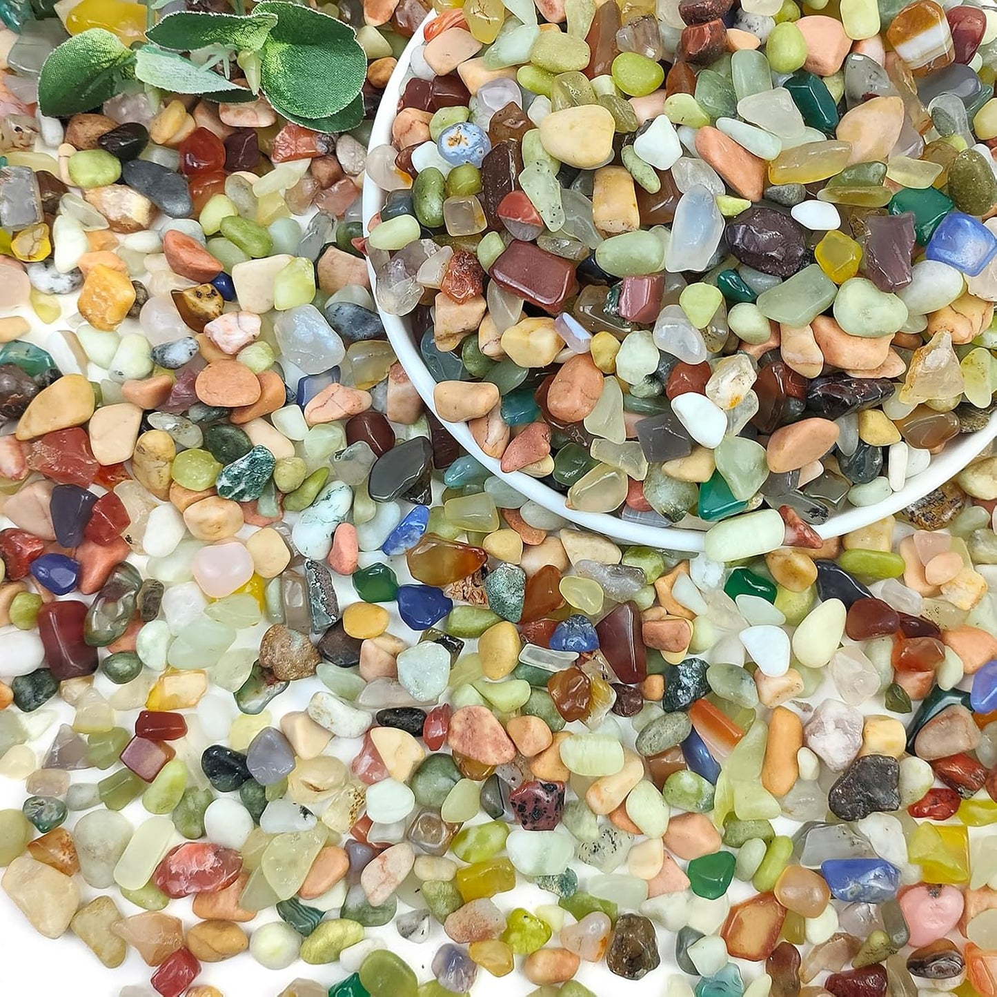 10LB Colorful Pebbles for Succulent, 3/8 Inch Natural River Rocks for Plants, Natural Decorative Polished Pebbles for Cactus,Vases, Planters,Outdoor Gardening and Indoor Plants