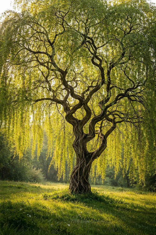 4 Curly Willow Tree Cuttings for Planting - Fast Growing Trees for Privacy or Shade - Unique Naturally Curly Branches - Grow 4 Corkscrew Willow Trees