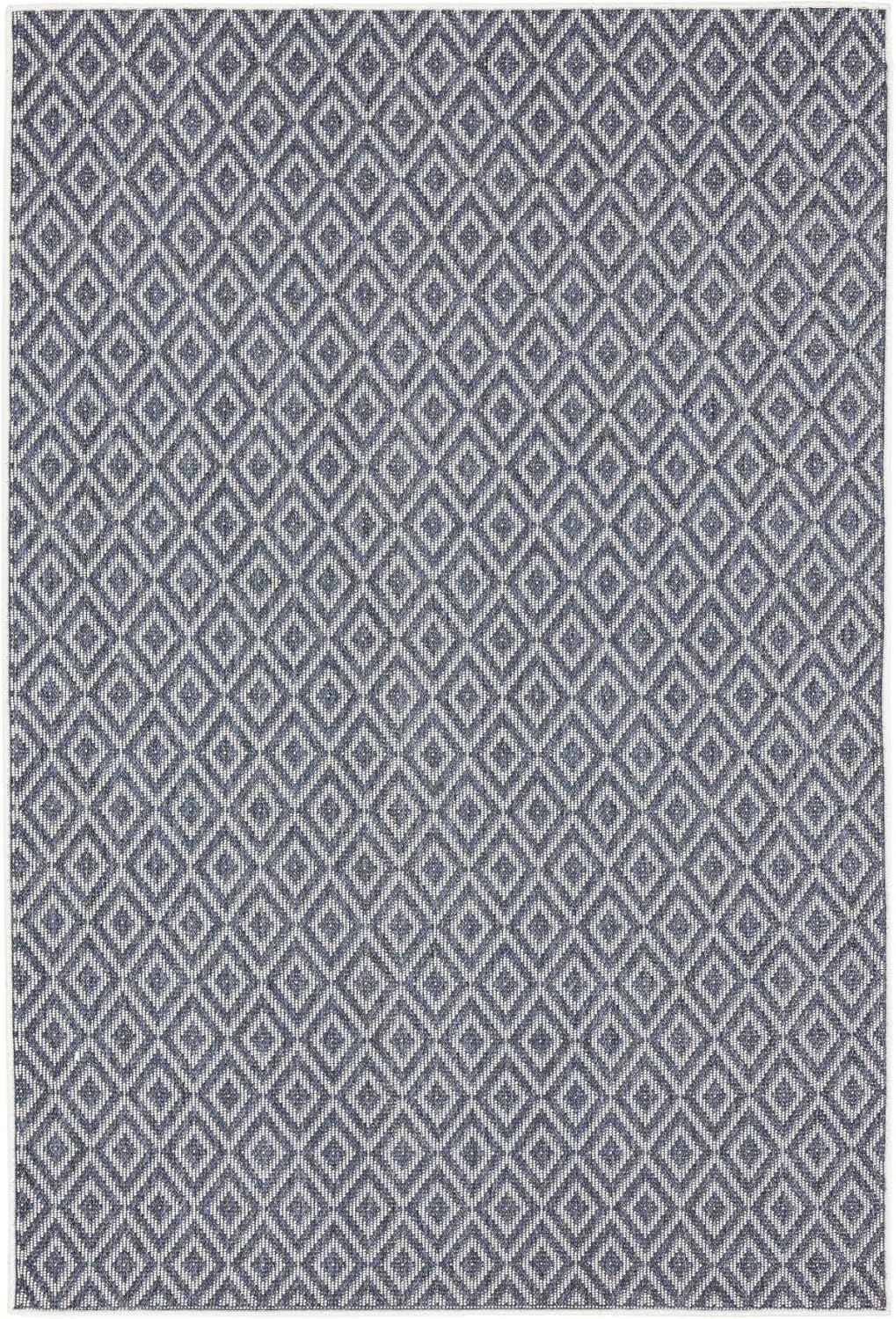 Home Dynamix Tripoli Lydia Indoor/Outdoor Area Rug 5'3"x7'3", Modern Navy Blue