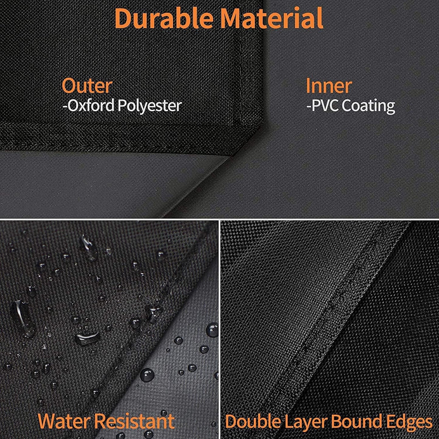 ZBXFCSH Heavy Duty Grill Cover Compatible with 1814 Blackstone 17 Inch Griddle with The Hood, 600D Heavy Duty Cover - Heighten