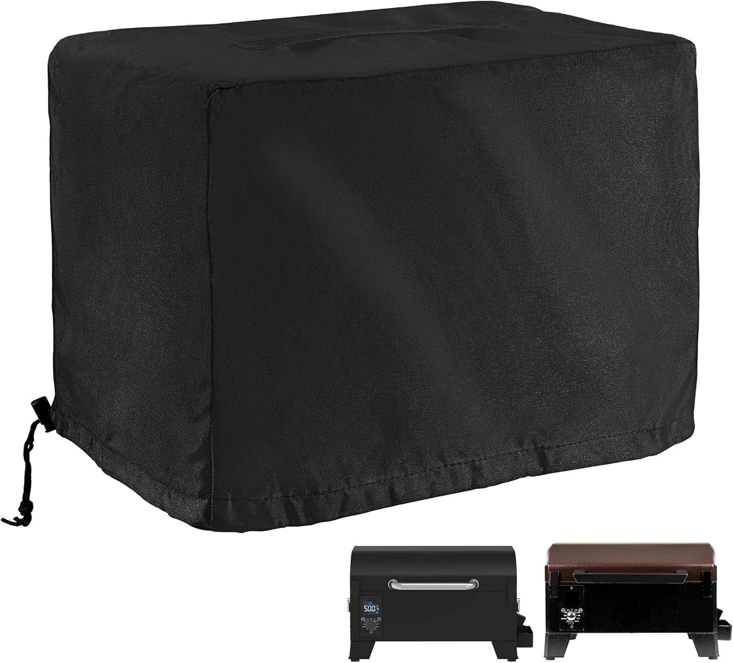 Pellet Grill Cover for Pit BOSS 10697 Table Top Wood Grill, Pellet Smoker Cover for Pit Boss Portable 150 Pellet Grill PB150PPG, Protective Cover for Portable Smoker