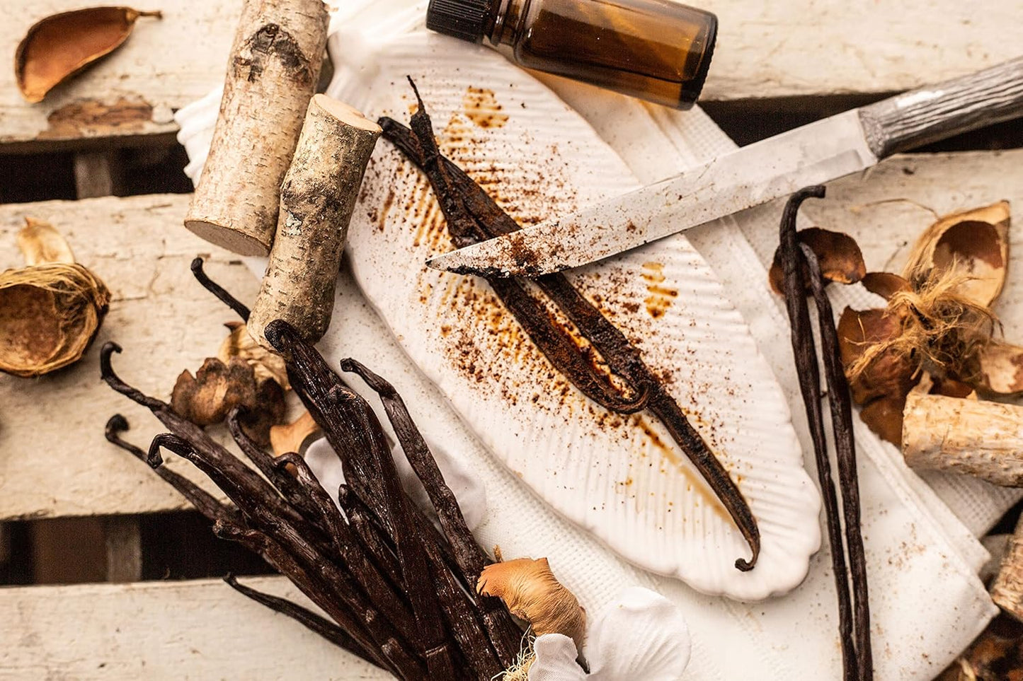 10 Mexican Vanilla Beans Whole Grade A Gourmet Vanilla Pods for Homemade Vanilla Extract and Baking from Veracruz, Mexico