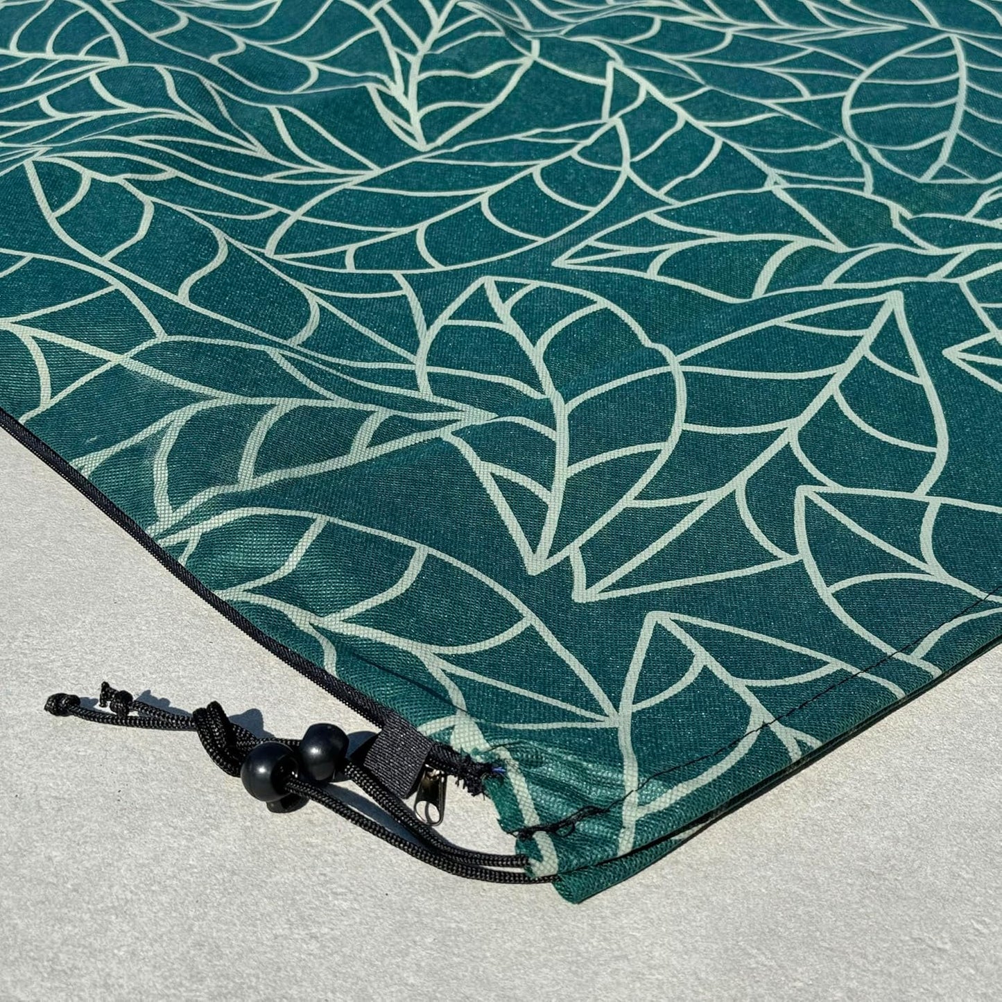 Plant Covers Freeze Protection 47"x71" in 2 Pack | Green Winter Frost Blankets for Outdoor Plants | Reusable Garden Cover Bags with Zipper Drawstring | Cold Weather Shrub Protection Cloth