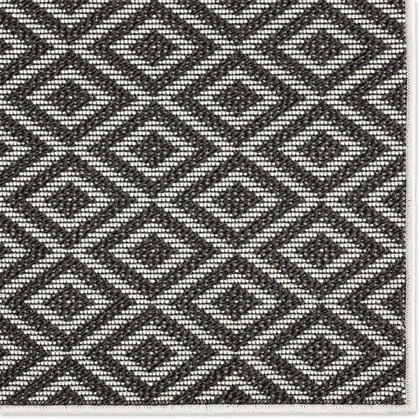 Home Dynamix Tripoli Lydia Modern Indoor/Outdoor Area Rug, Charcoal/Cream, 3'7"x5'2" Rectangle