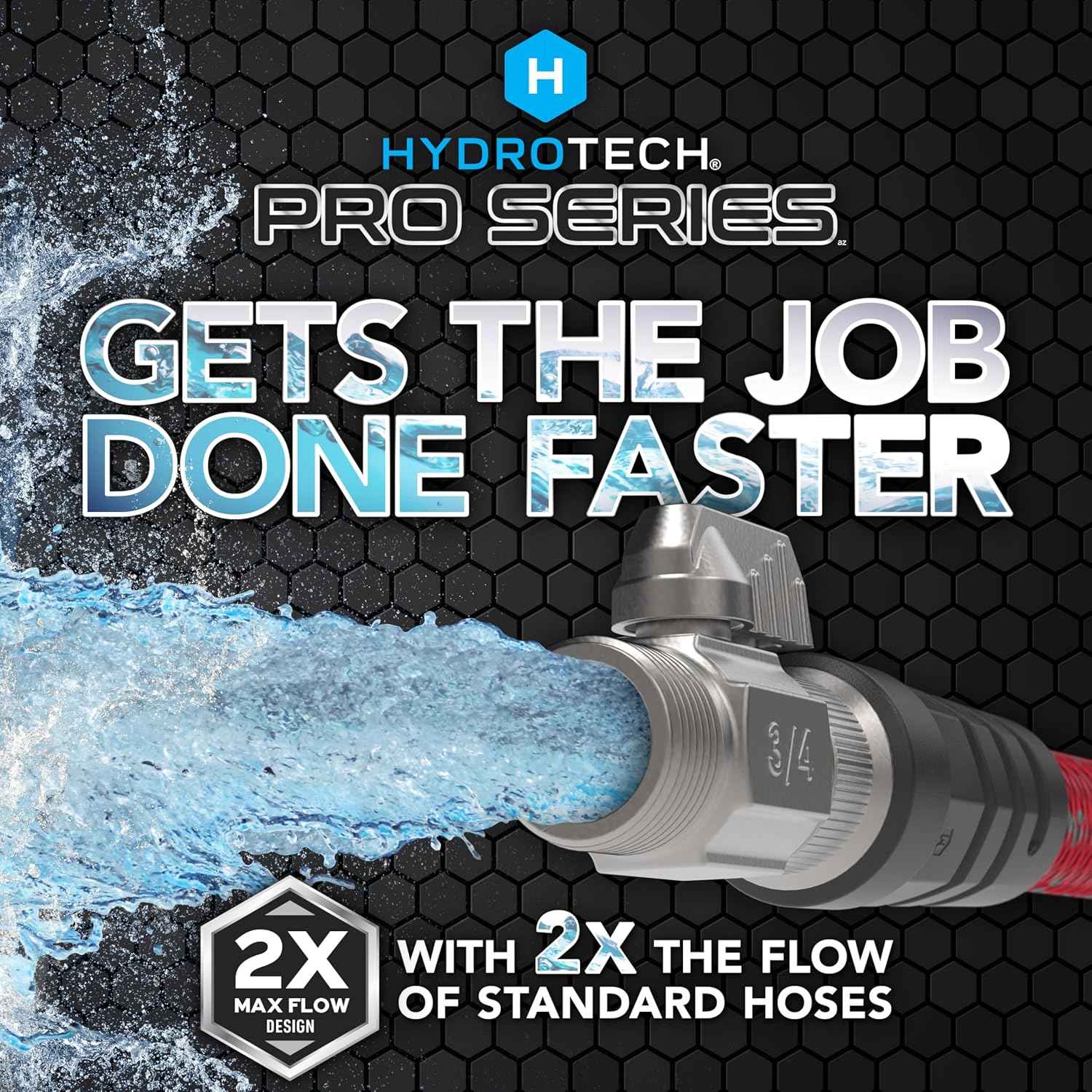 HydroTech 200ft Expandable Garden Hose – Heavy Duty Burst-Proof, Flexible & Lightweight Water Hose for Yard, Lawn & Car Wash