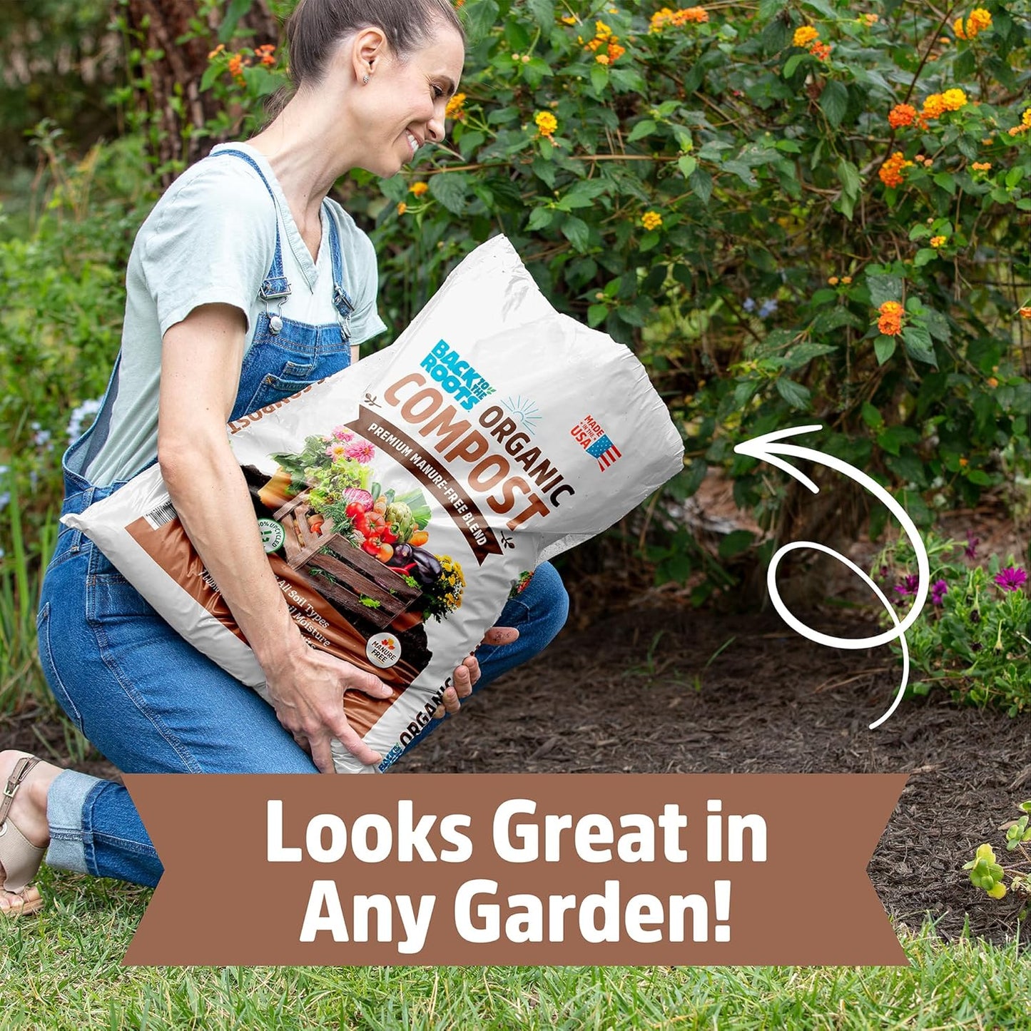 Back to the Roots 25.7qt (1 Cubic ft) Organic Premium Compost
