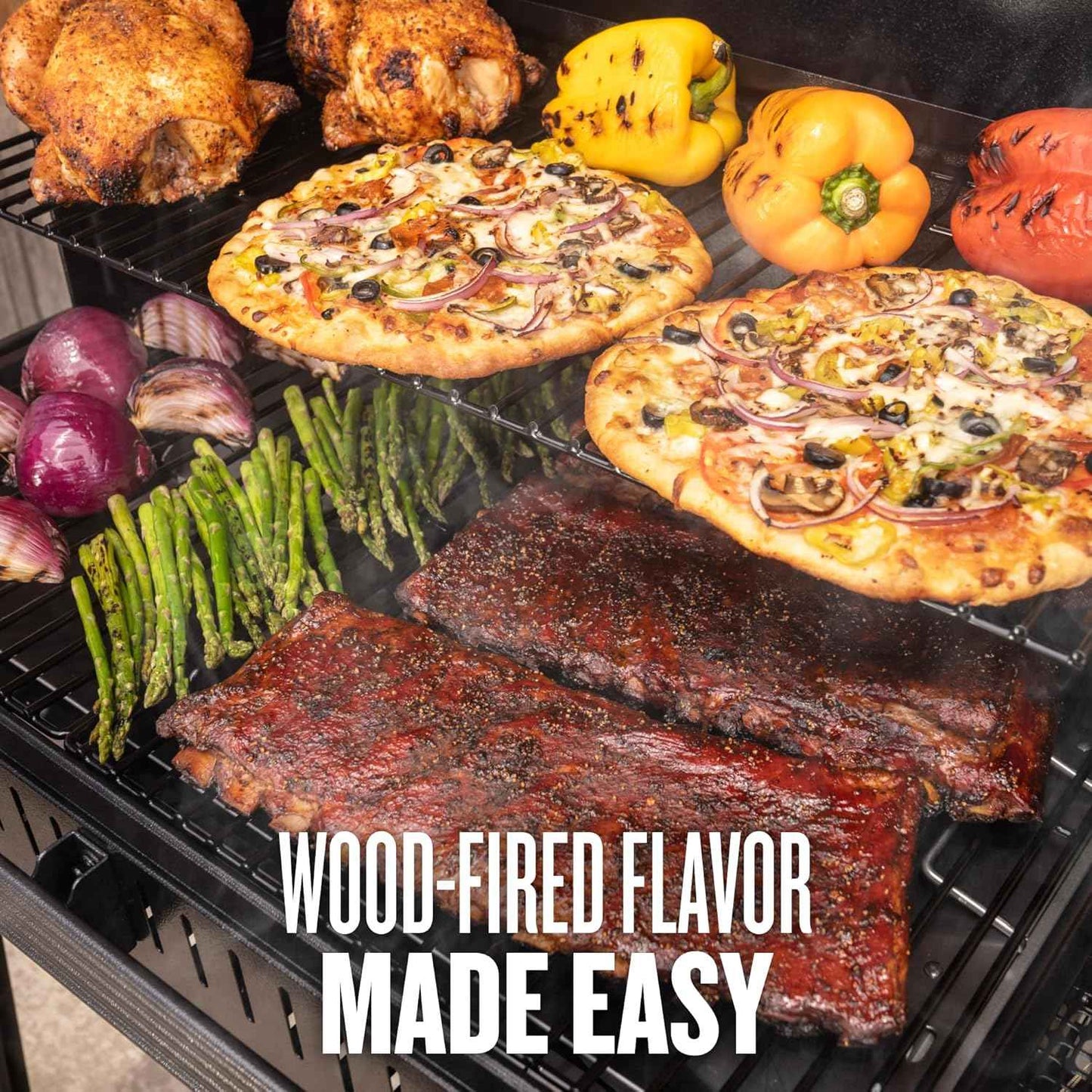 Traeger Grills Woodridge Pro Plus Electric Wood Pellet Grill and Smoker, 970 Sq. In., Folding Side Shelf, WiFIRE Technology, Super Smoke Mode, Outdoor Pellet Smoker Grill with Cabinet, Black, TFC97JLK