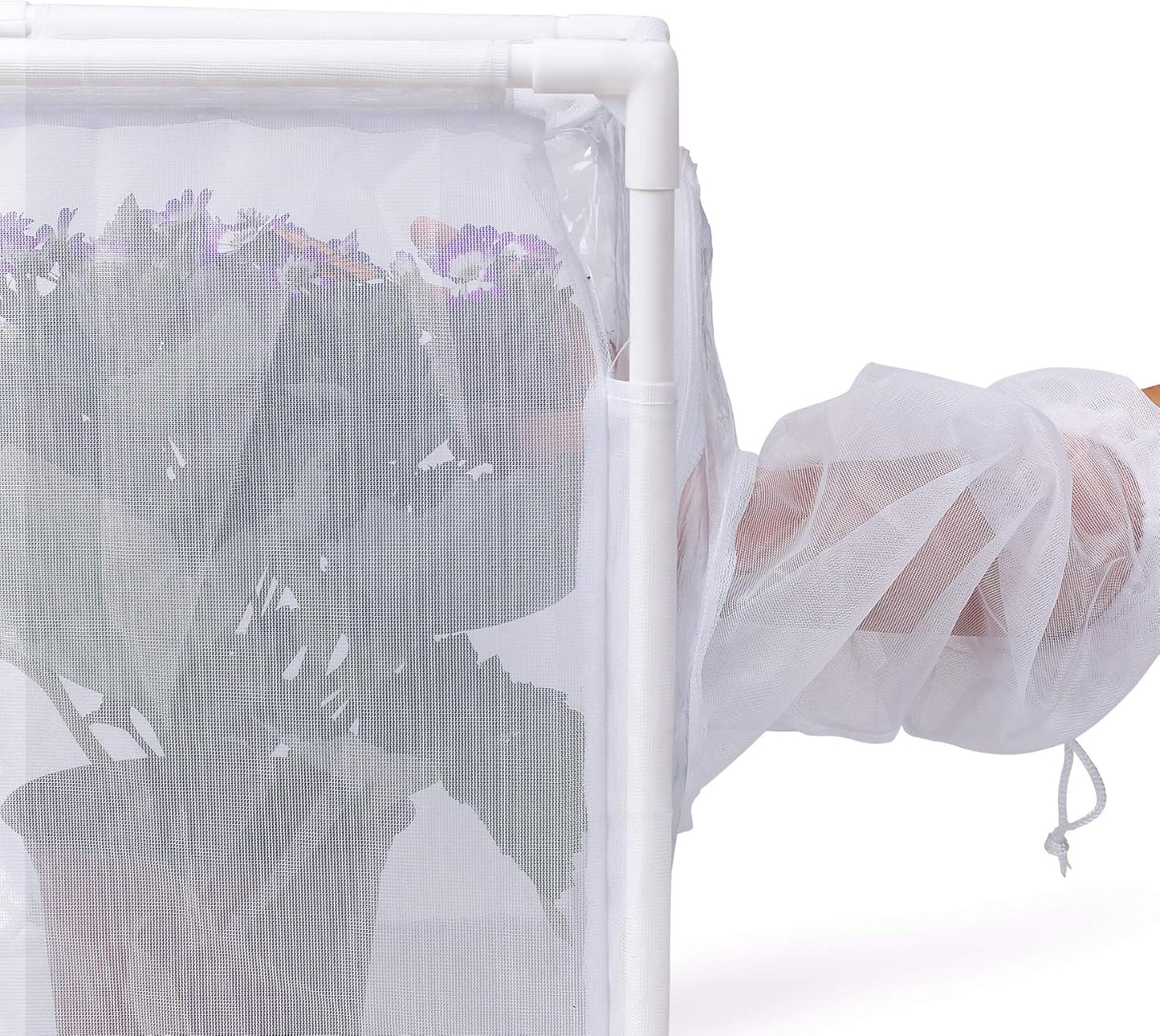 RESTCLOUD Monarch Butterfly Habitat Cage, Outdoor Insect Mesh Cage Terrarium 16" x 12" x 16"