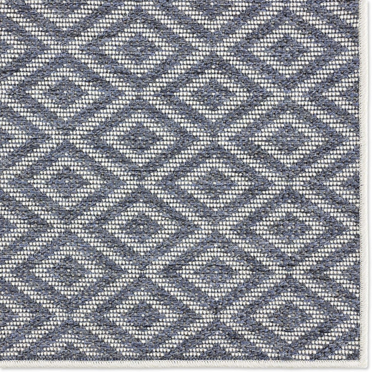 Home Dynamix Tripoli Lydia Indoor/Outdoor Area Rug 5'3"x7'3", Modern Navy Blue