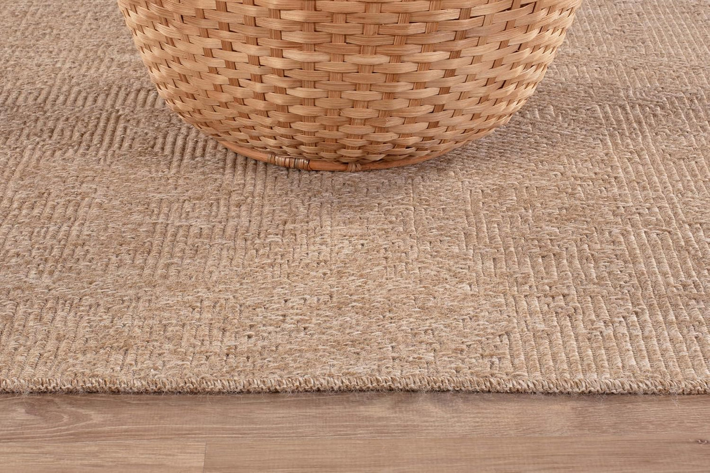 Washable Easy Jute Rug 6x9, Indoor Outdoor Rugs Natural Color Farmhouse Area Rugs for Living Room, Kitchen Rug High Traffic Area, Easy to Clean Solid Boho Woven Design Outside Carpet (6 X 9 Natural)