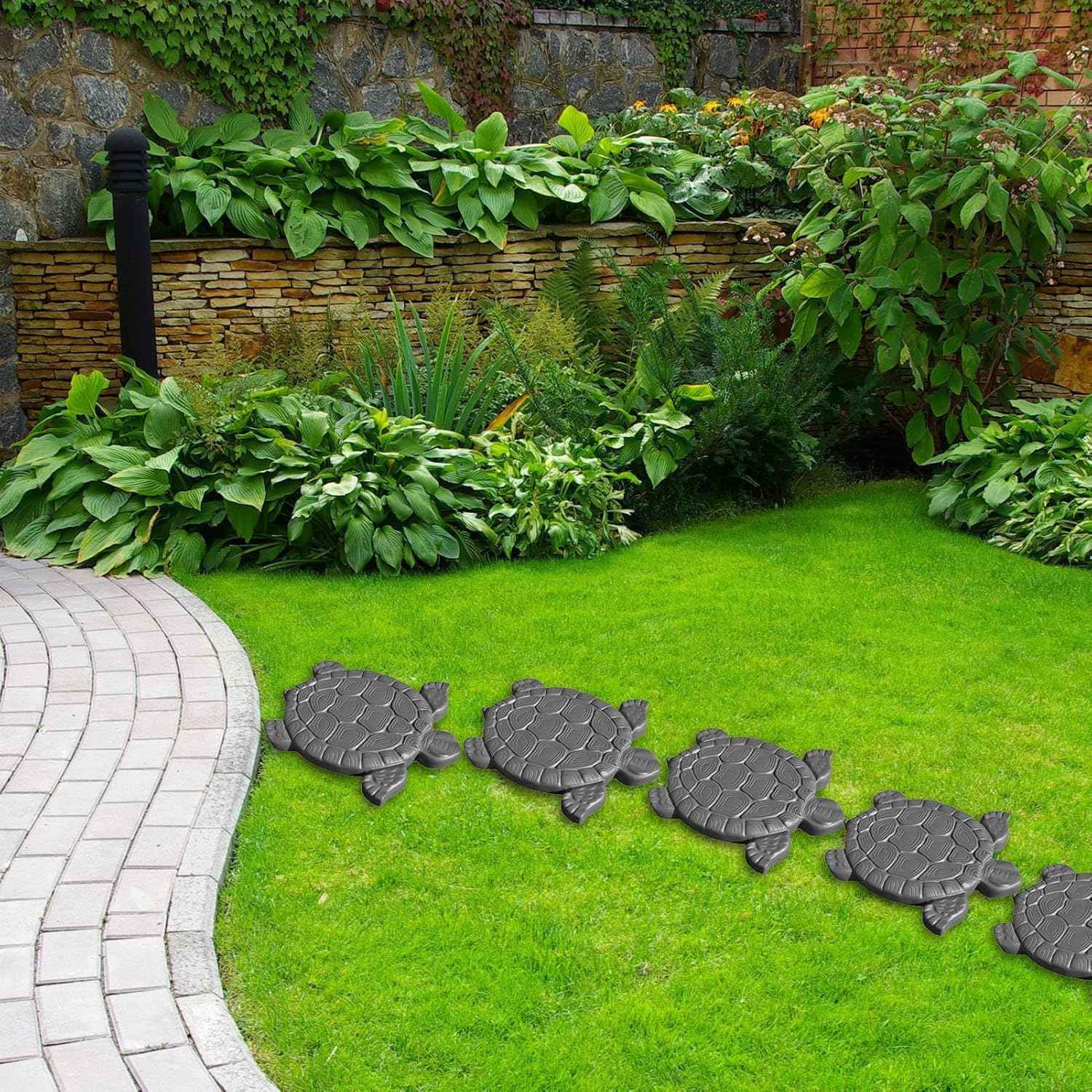 Tortoise Concrete Cement Molds, Turtle Shape Stepping Stone Mold Concrete Cement Mould Walk Maker, Personalized Manual Garden Lawn Pathmate Paving Pavement Paver